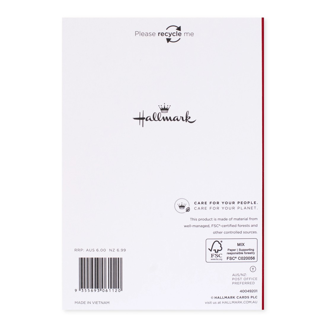 4 Hallmark Christmas Card - Mum, 4 of 4