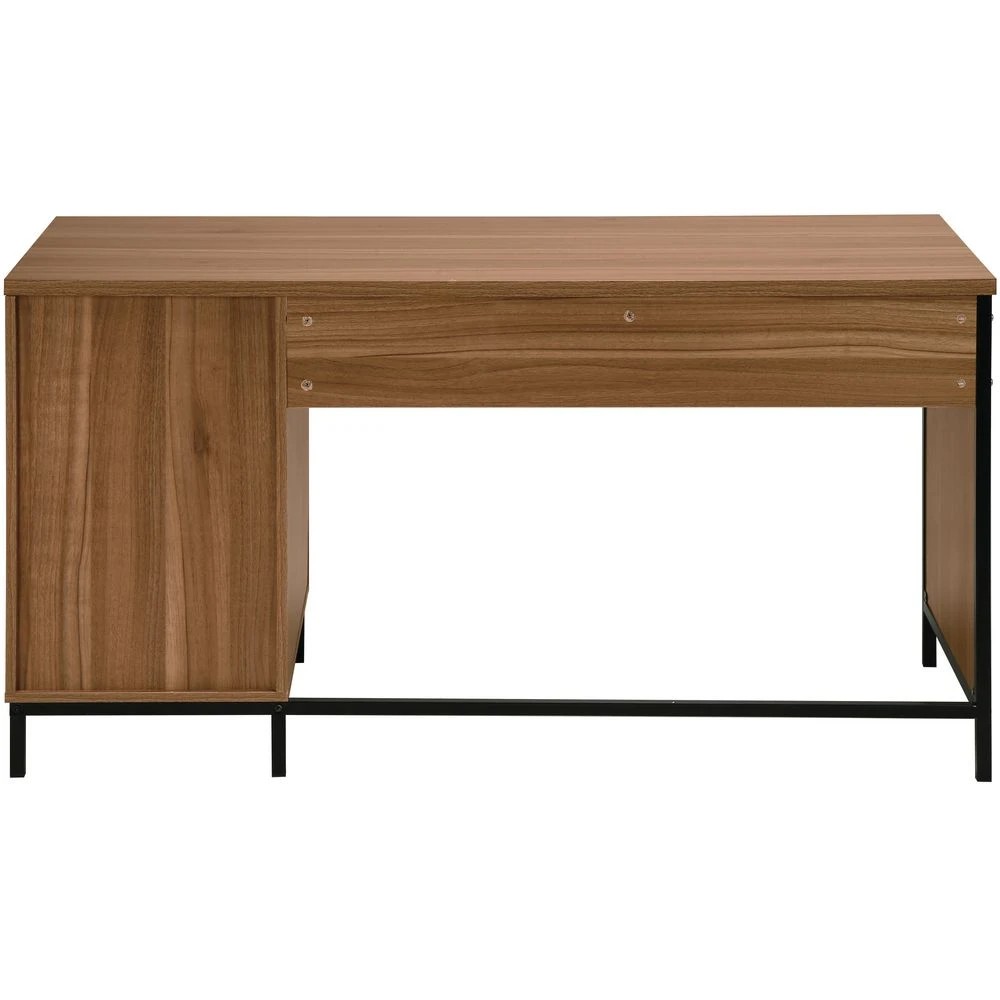 4 Stockholm 3 Drawer 1400mm Desk Walnut Black Desks, Tables and Workstations, 4 of 7