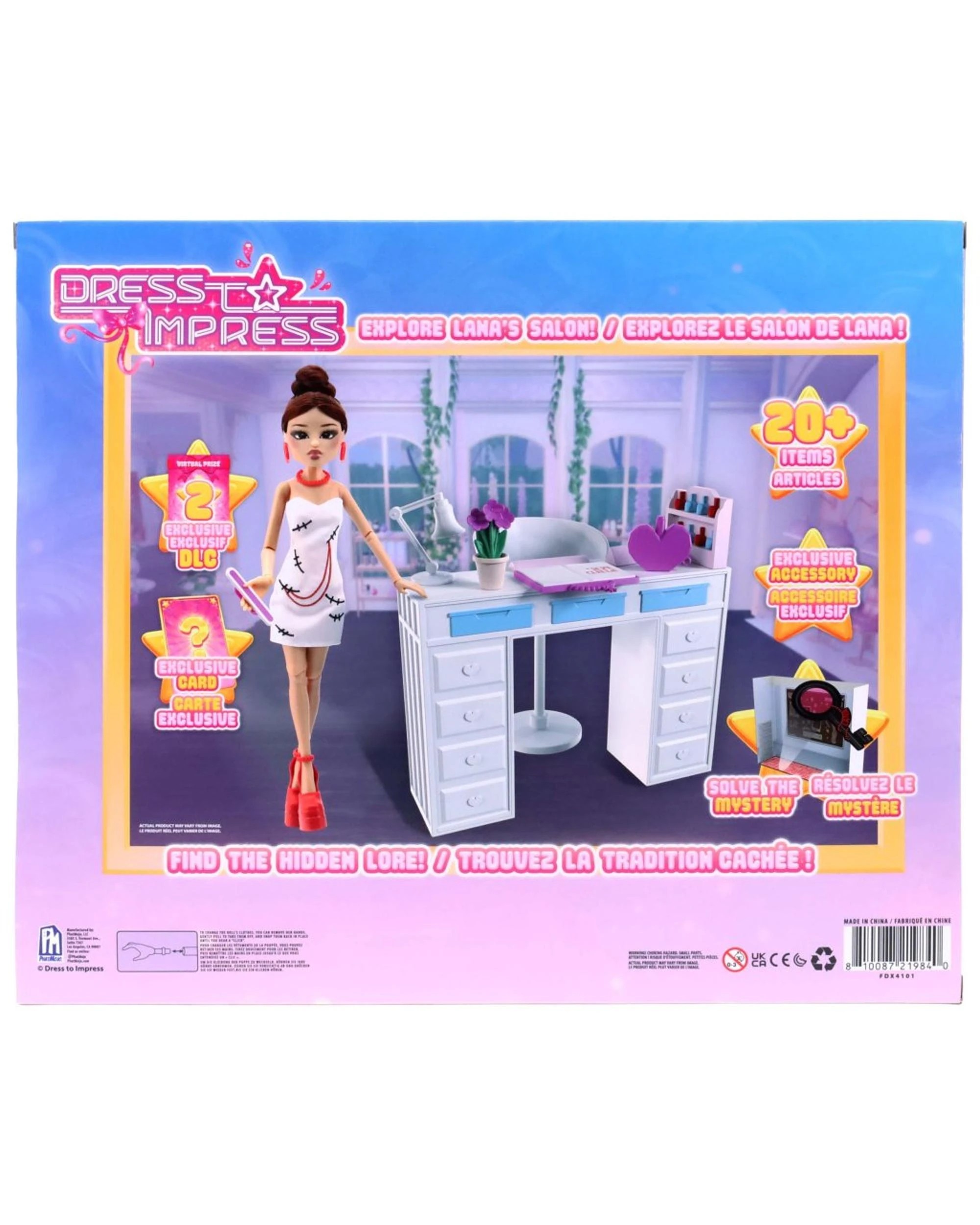 9 Dress to Impress Lana's Salon Deluxe Fashion Doll Set, 9 of 9