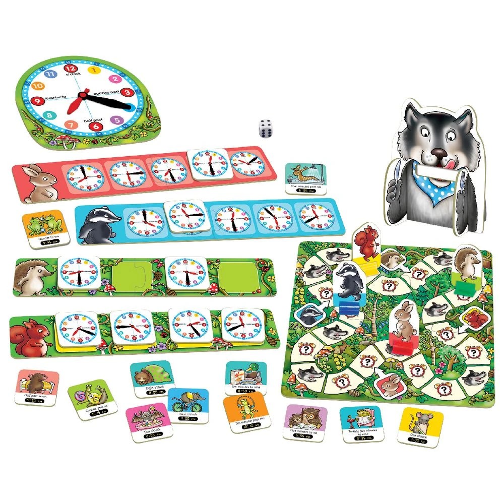 2 Orchard Toys What's the Time Mr Wolf Game, 2 of 2