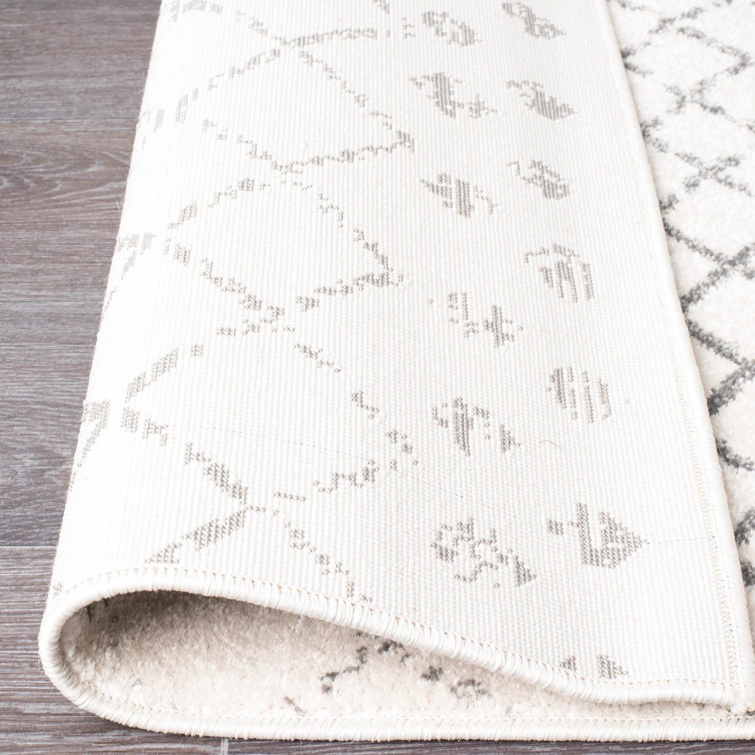 6 Common Ground Rugs Bluebay 454 500x80cm Runner - Extra Large Pet Friendly Rug - Ivory - White, 6 of 6