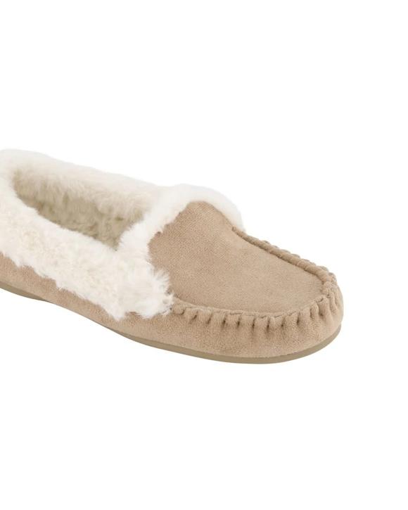 Elevated Microsuede Moccasins