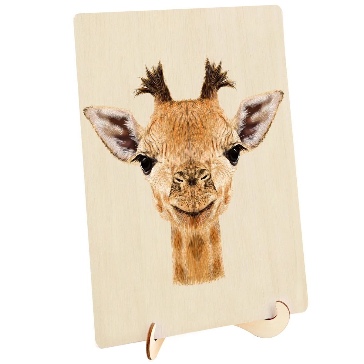 3 Puzzle Master 128 Piece Wooden Jigsaw Puzzle Giraffe, 3 of 9