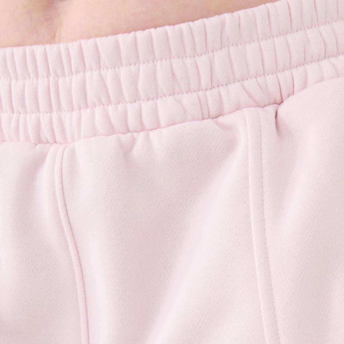 5 Active Womens Front Seam Fleece Shorts AURA PINK, 5 of 5
