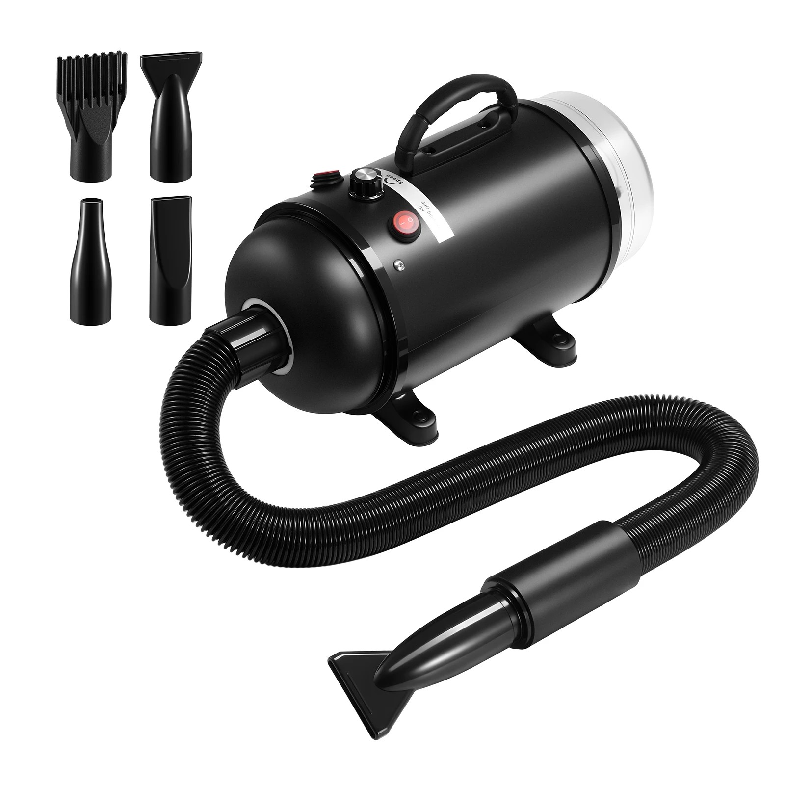 3 Ausway Dog Hair Dryer Vacuum Pet Cat Grooming Kit 4 Nozzles Hairdryer Blower, 3 of 6