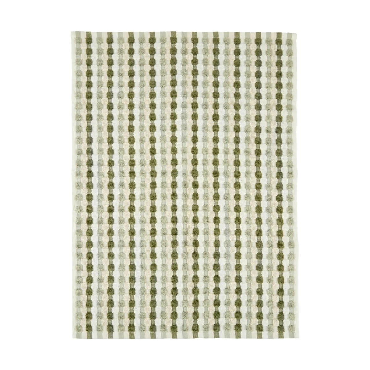 3 Green Popcorn Cotton Hand Towel, 3 of 5