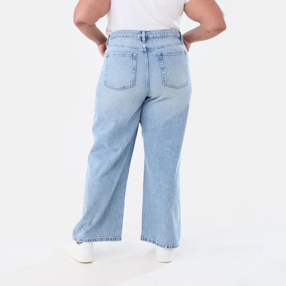 3 Curve Wide Leg Jeans Lit Denim, 3 of 5