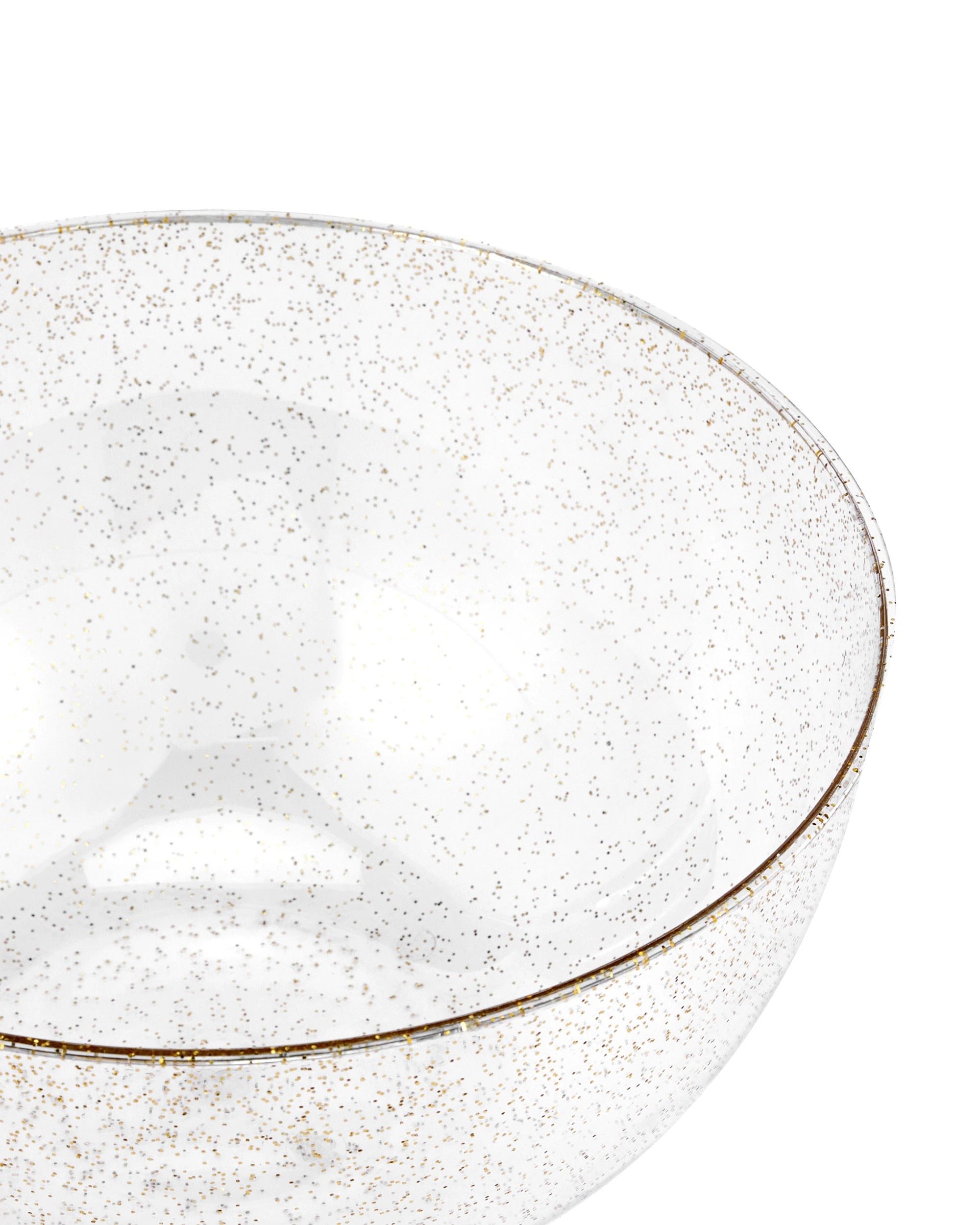2 Reuseable Gold Look Glitter Bowl, 2 of 4