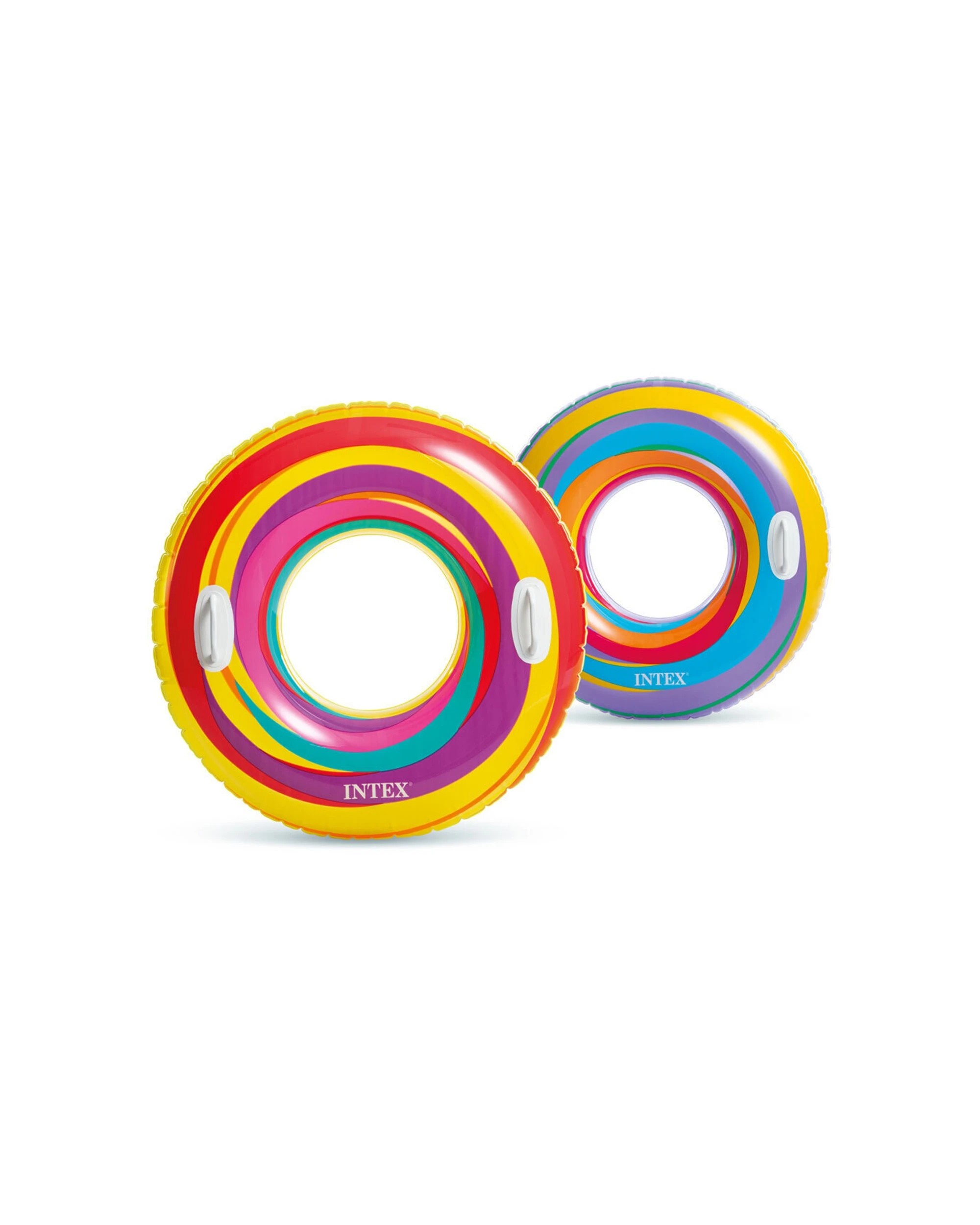 4 Intex 3x Swirly Whirly Inflatable Tubes - Assorted, 4 of 6