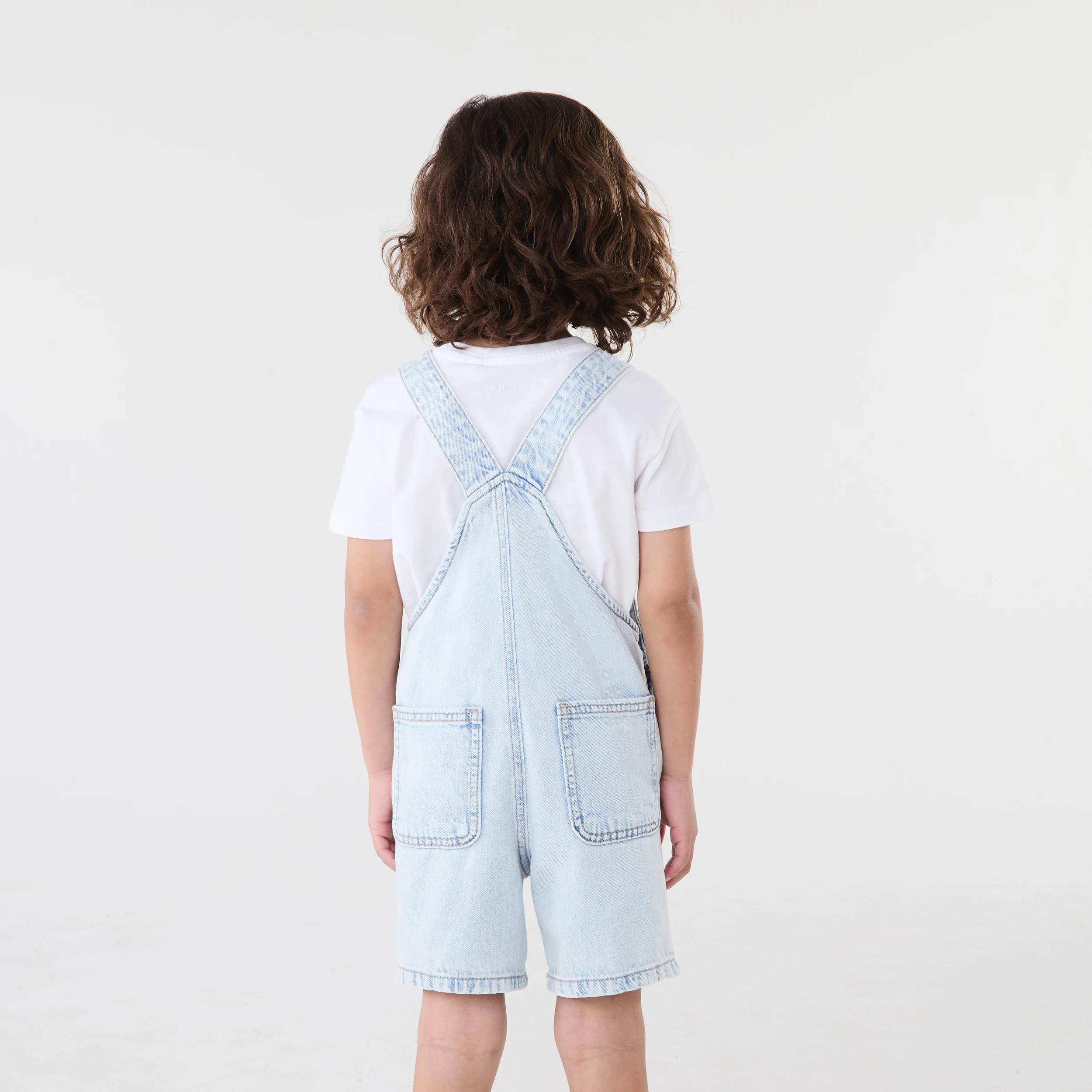 2 Denim Overalls Bleach Blu, 2 of 8