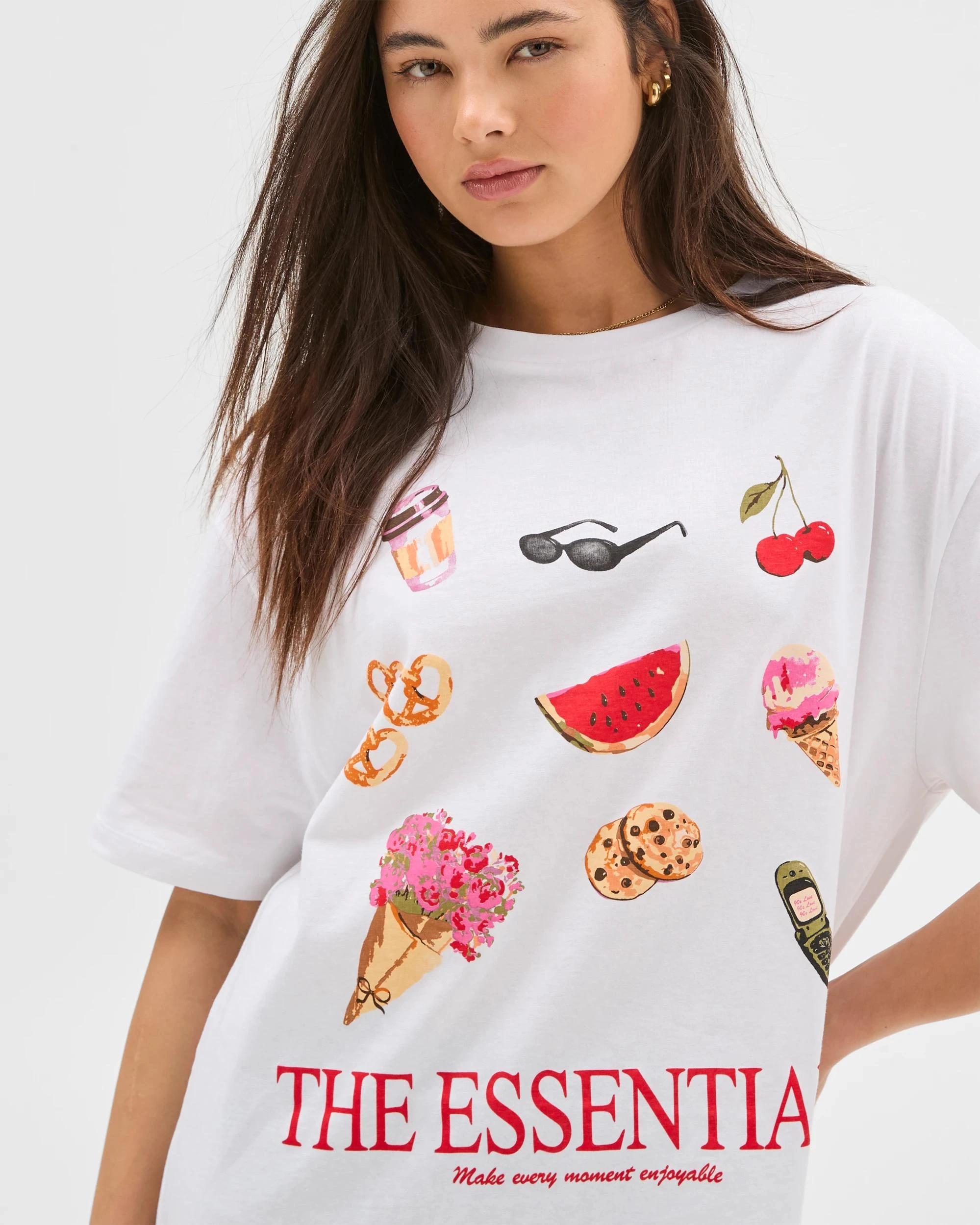 3 Australian Cotton Boyfriend T-Shirt - Lily Loves WHITE THE ESSENTIALS, 3 of 6