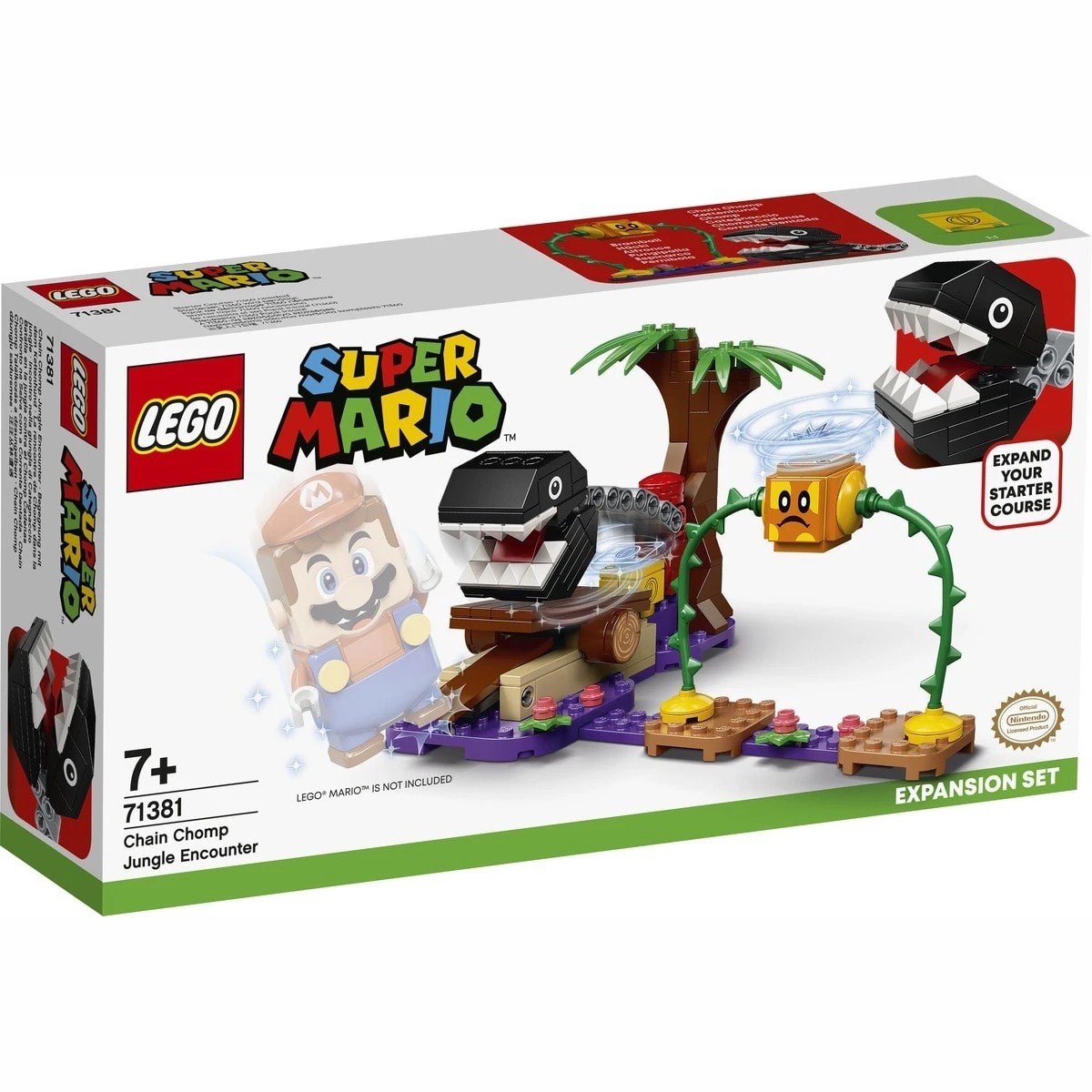 1 LEGO Super Mario Chain Chomp Jungle Encounter Expansion Set 71381, 1 of 9