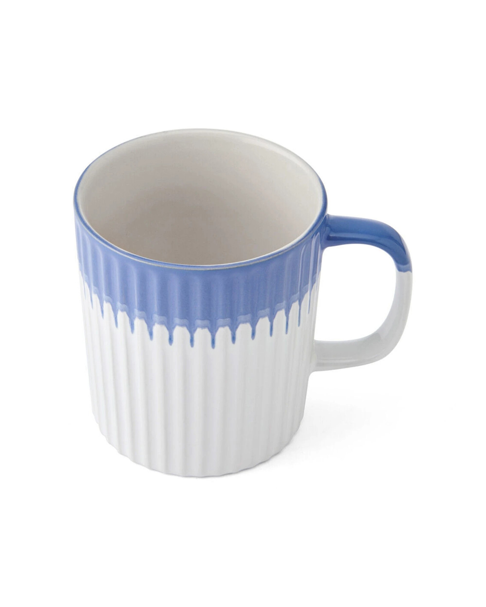 4 Mikasa 4PK Textured Coffee Mug Cup Stoneware 410ml - Multi, 4 of 8