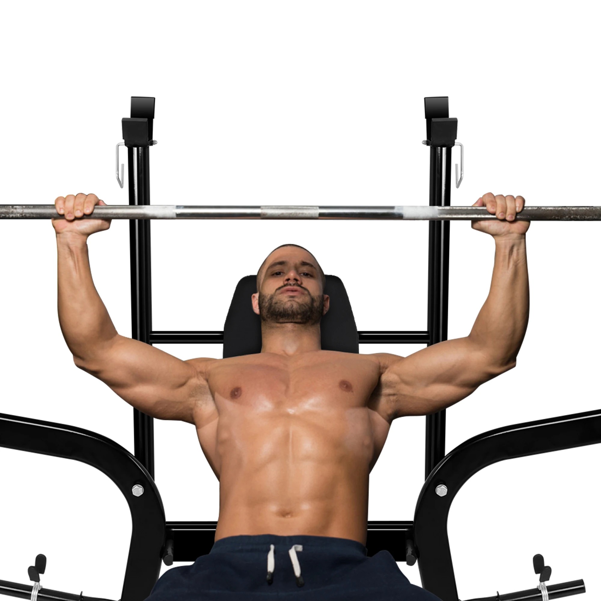 8 Black Lord Weight Bench 8in1 Multi-Station, 8 of 10