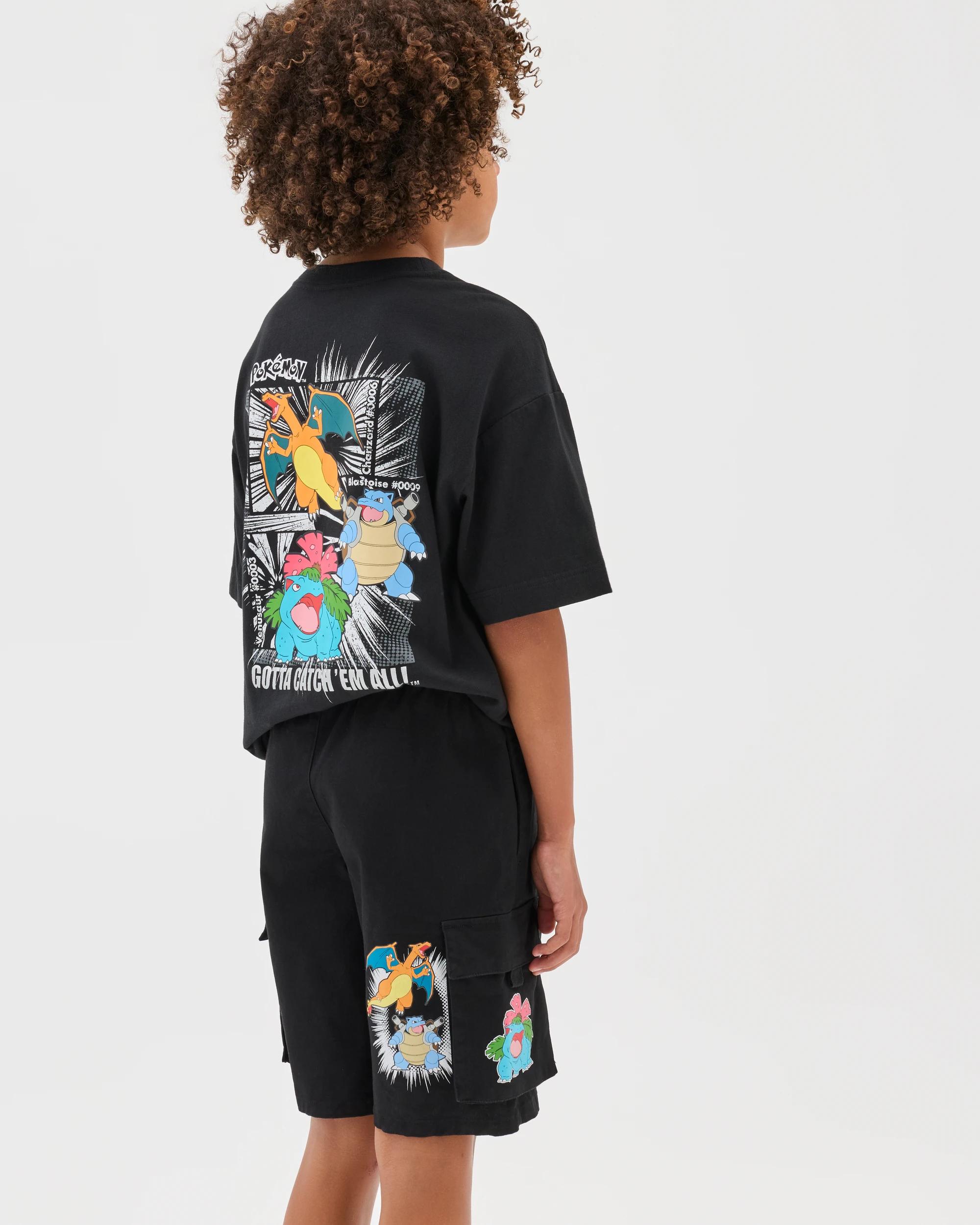 4 Pokemon Cargo Shorts BLACK, 4 of 8