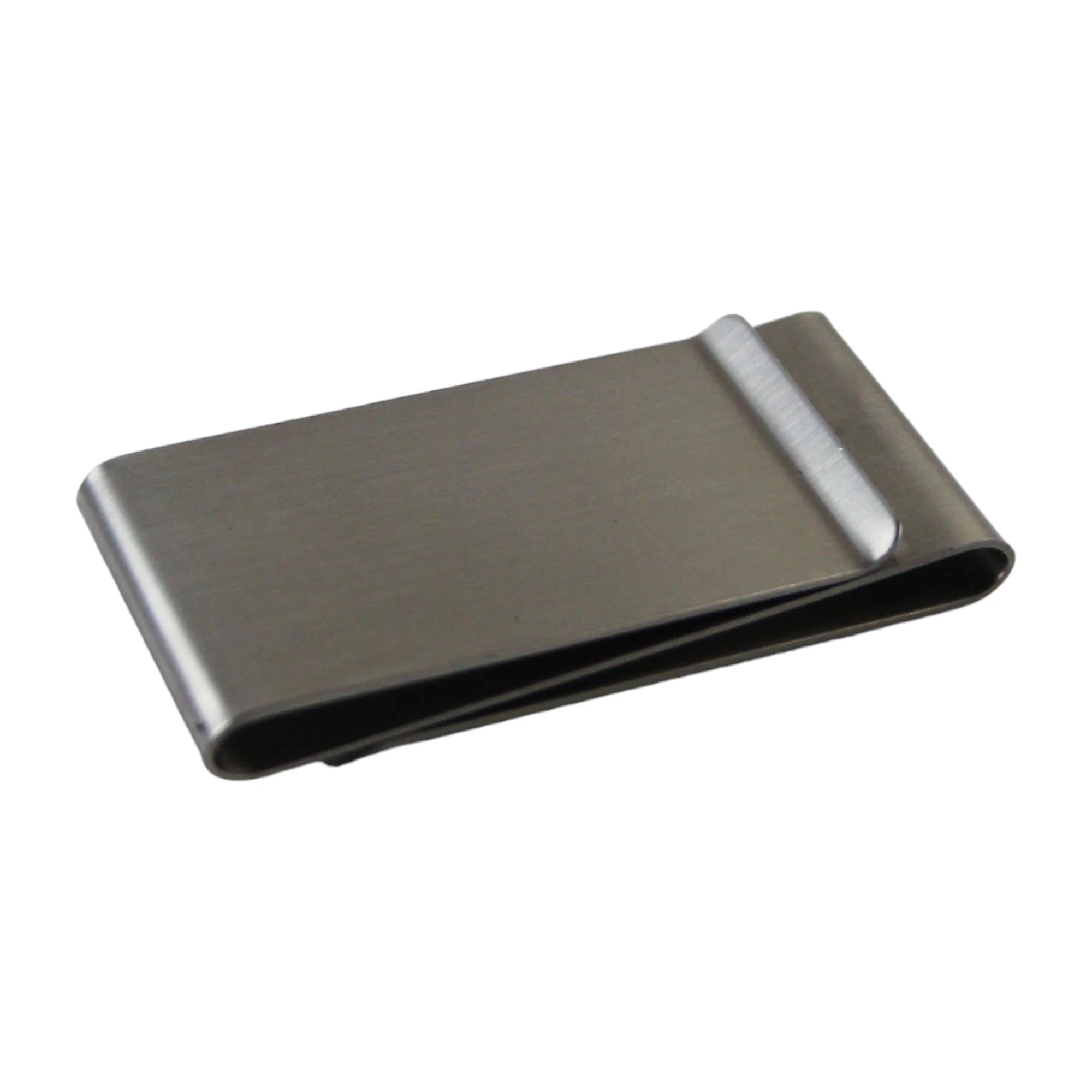 7 Zasel Mens 3cms Wide Double Layer Solid Money Clip - Silver - Silver, 7 of 7