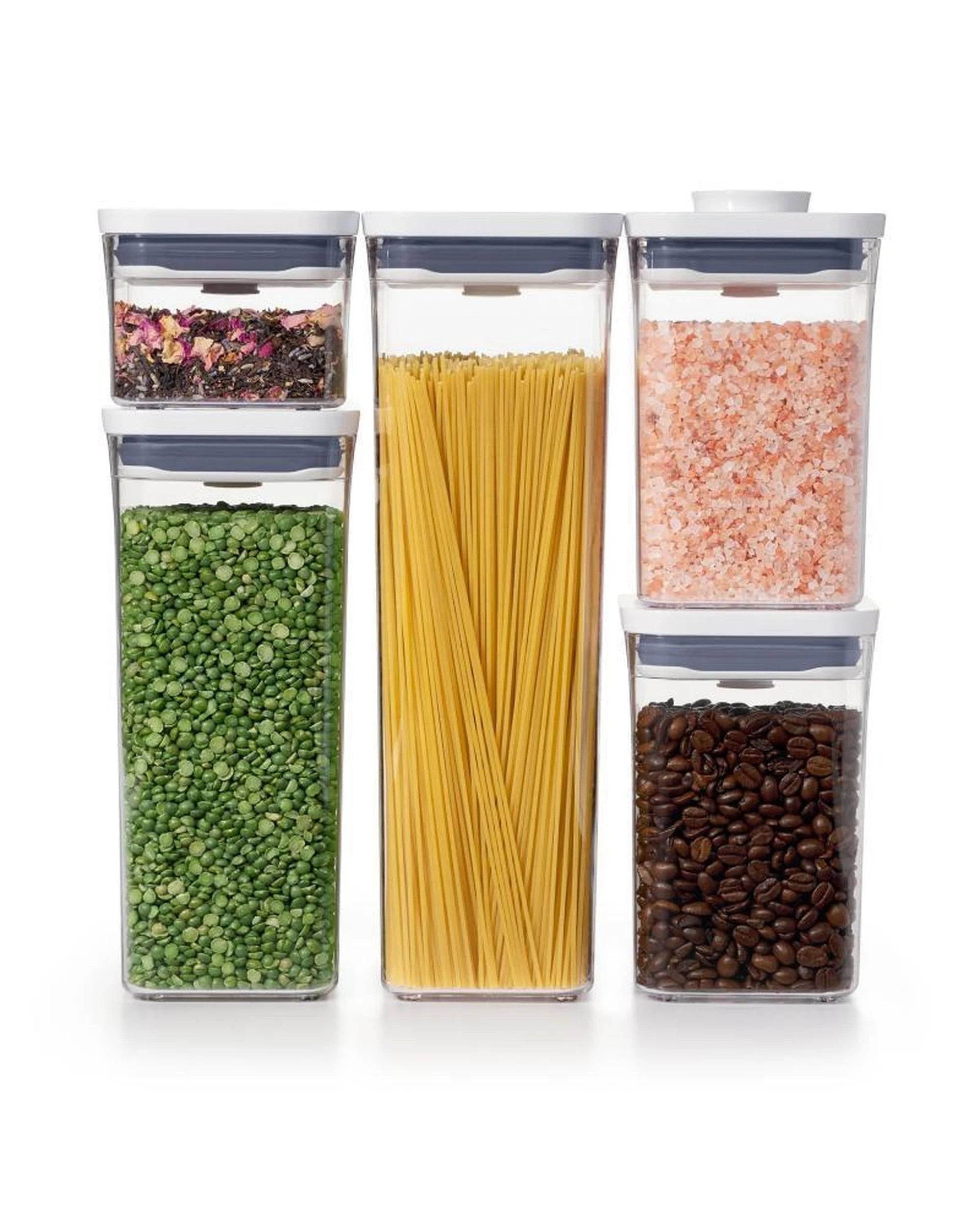 1 OXO Pop Good Grips 2.0 Container Set 5 Piece Air Tight 5pc - Clear, 1 of 4