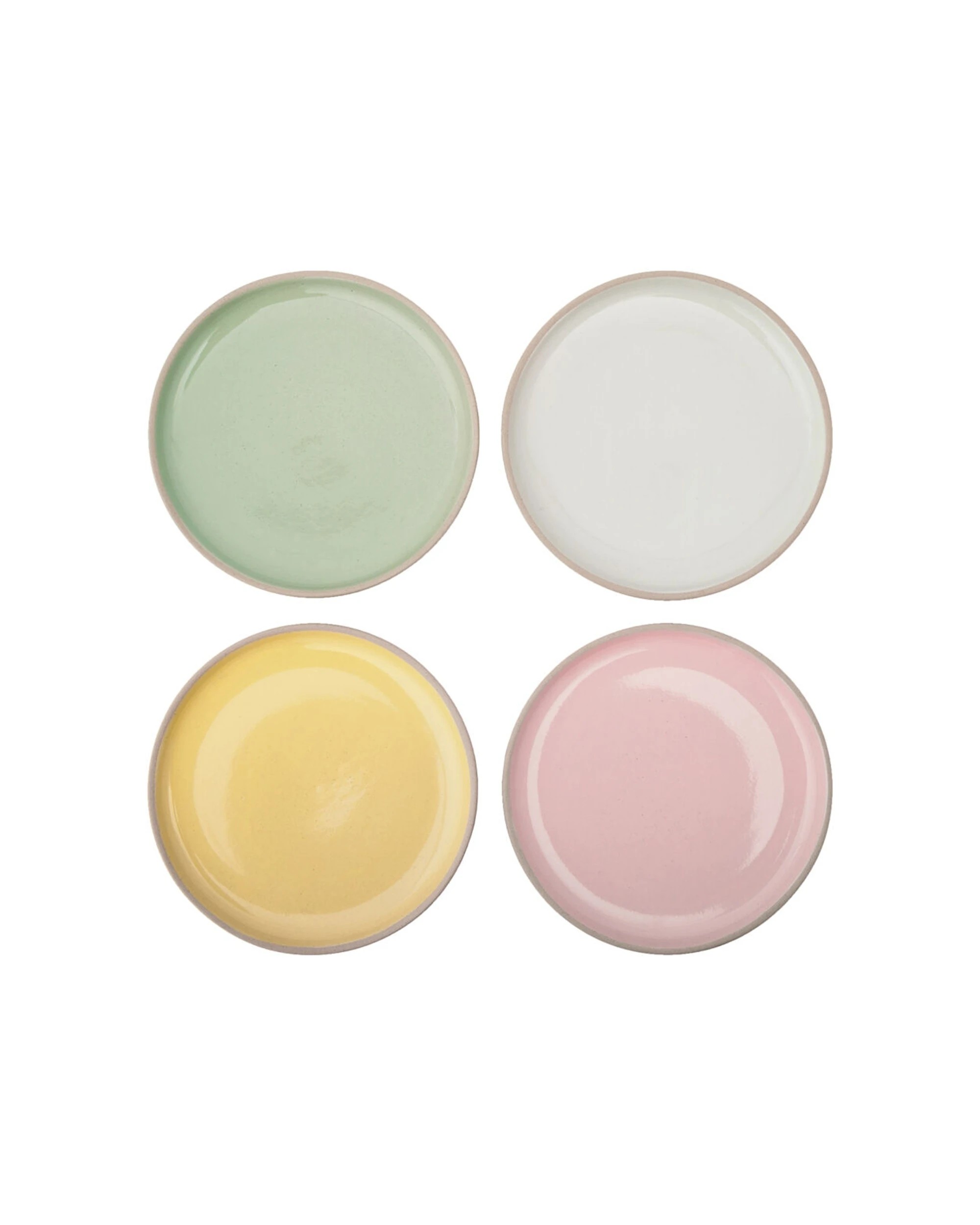 4 Jamie Oliver 8pc Big Love Little Stonewear Serving Plates Set 19cm - Multi, 4 of 8