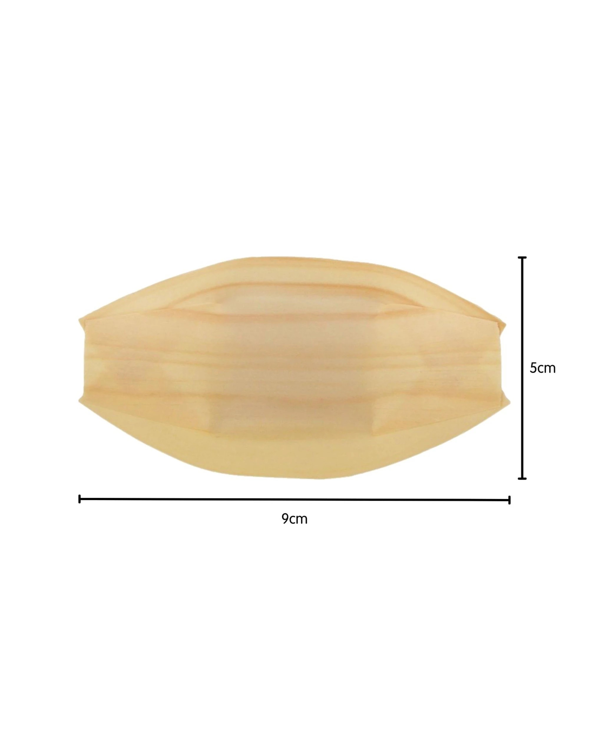 3 Alpen Wooden Boats 9cm x 5cm Pack of 50, 3 of 4