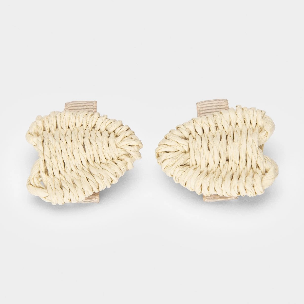 2 2 Pack Natural Hearts Snap Hair Clips, 2 of 4