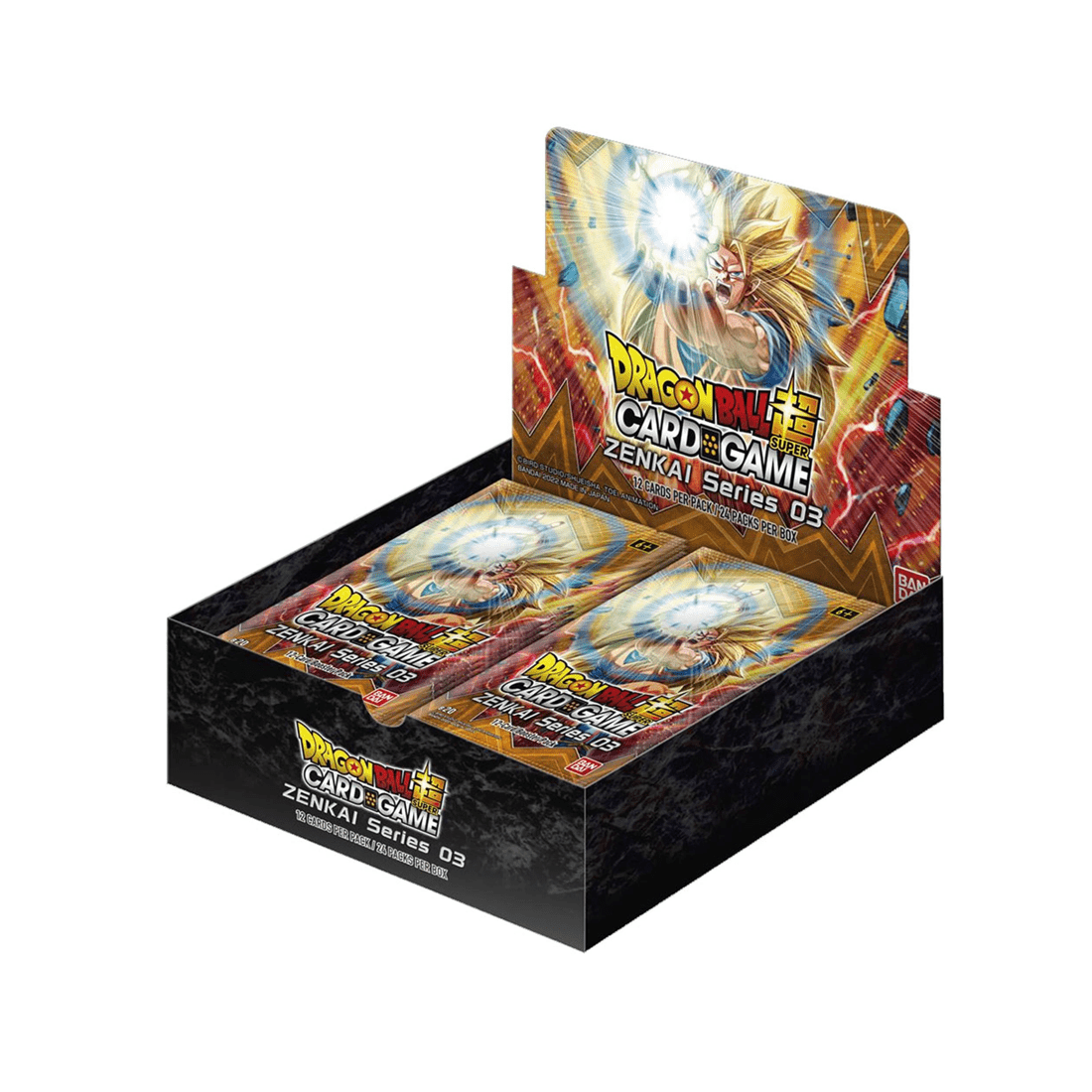 3 Bandai Dragon Ball Super Card Game Zenkai Series Set 03 Power Absorbed Booster Box, 3 of 4