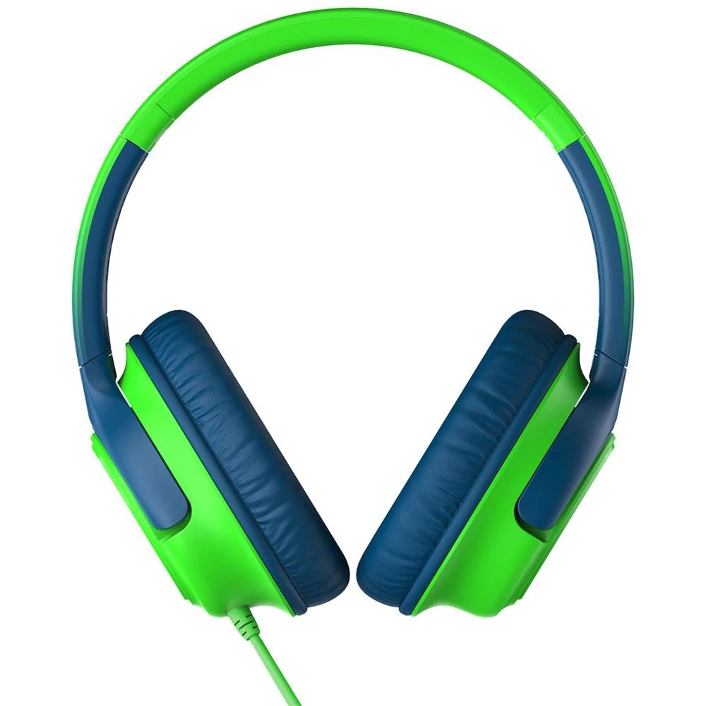 3 Moki Mixi Type-C Volume Limited Wired Headphones Green/Blue, 3 of 4