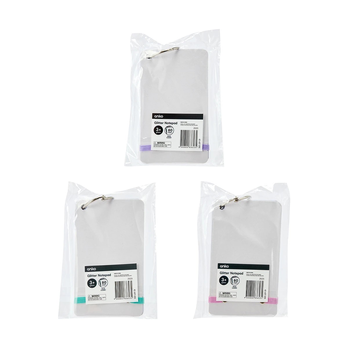 6 Glitter Notepad - Assorted, 6 of 6