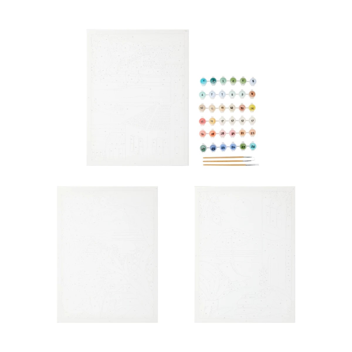 2 3 Pack Paint by Numbers - Sicily, 2 of 3