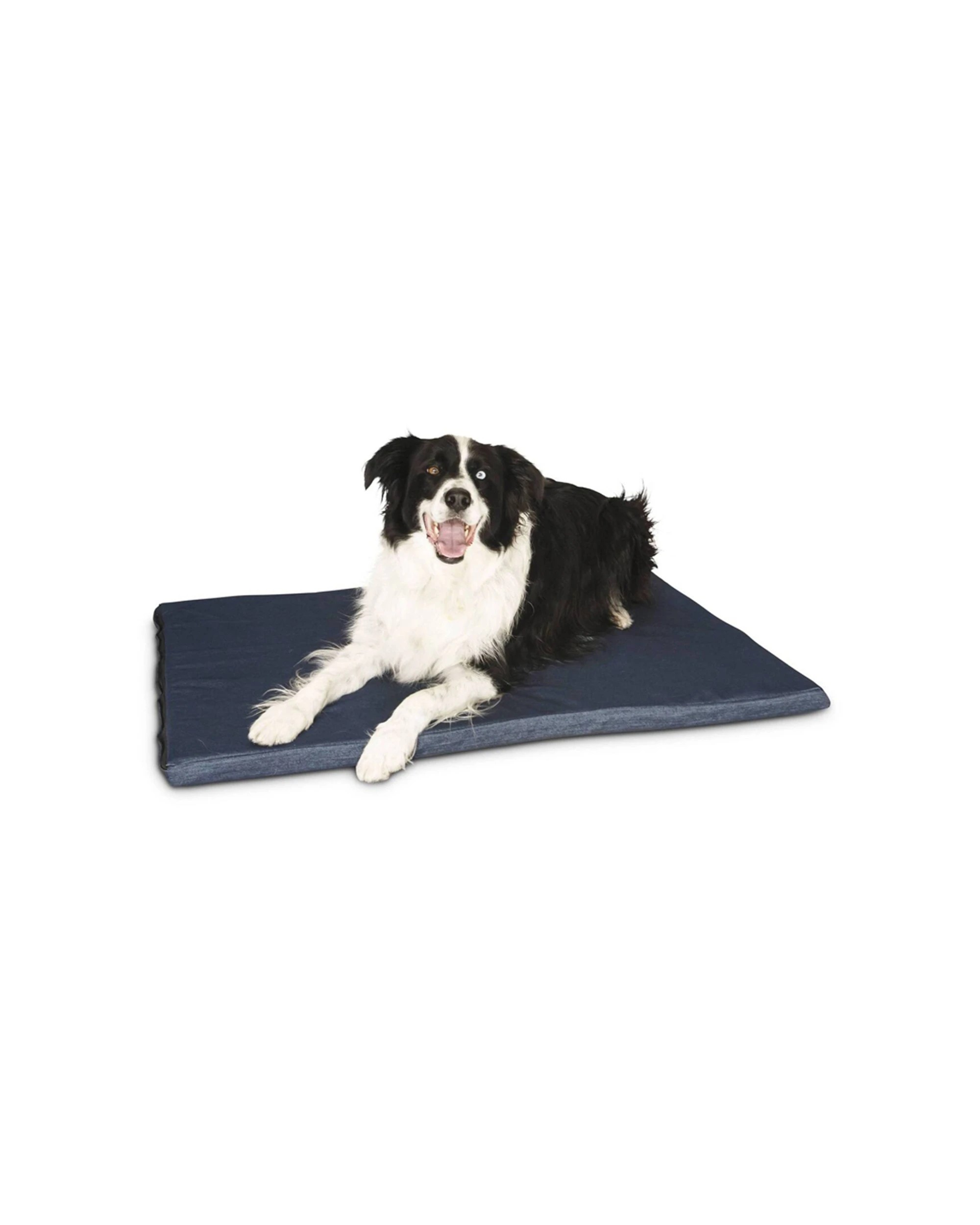 2 SUPERIOR PET ESSENTIALS Denim Dog Mat Large - Portable Design - Washable - Blue, 2 of 3