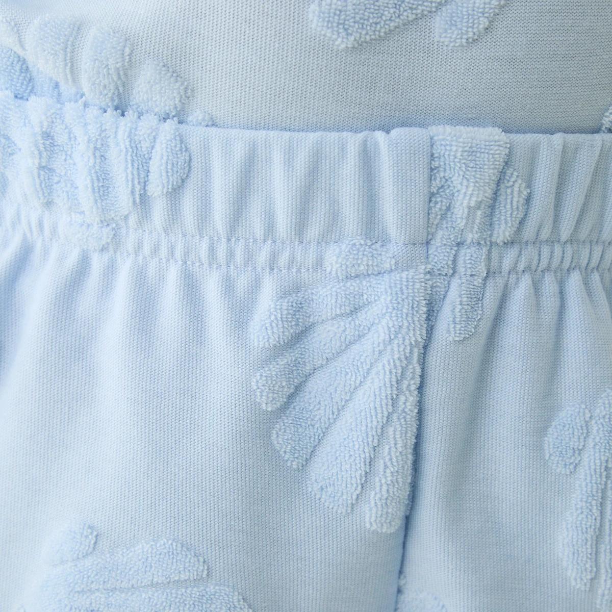 4 Texture Shorts SHELL TERRY ICE BLUE, 4 of 6