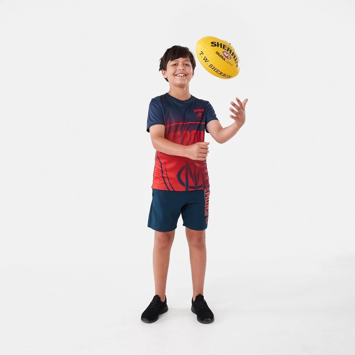 2 Official AFL Kids Training T-shirt Melbourne, 2 of 10