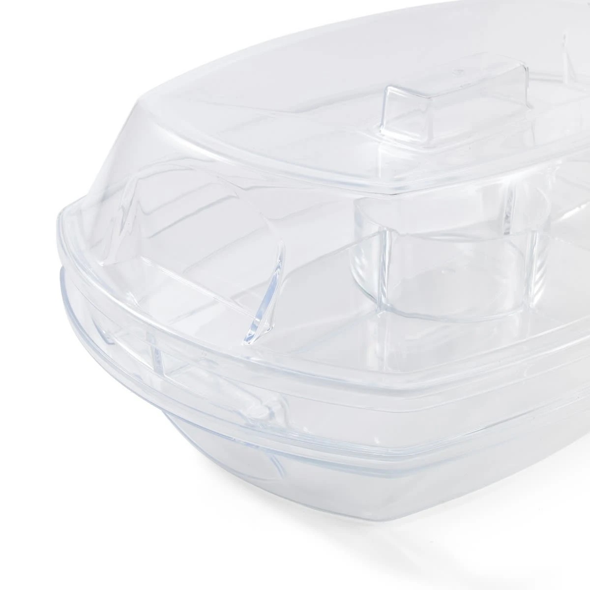 6 Rectangle Food Platter with Ice Tray, 6 of 10