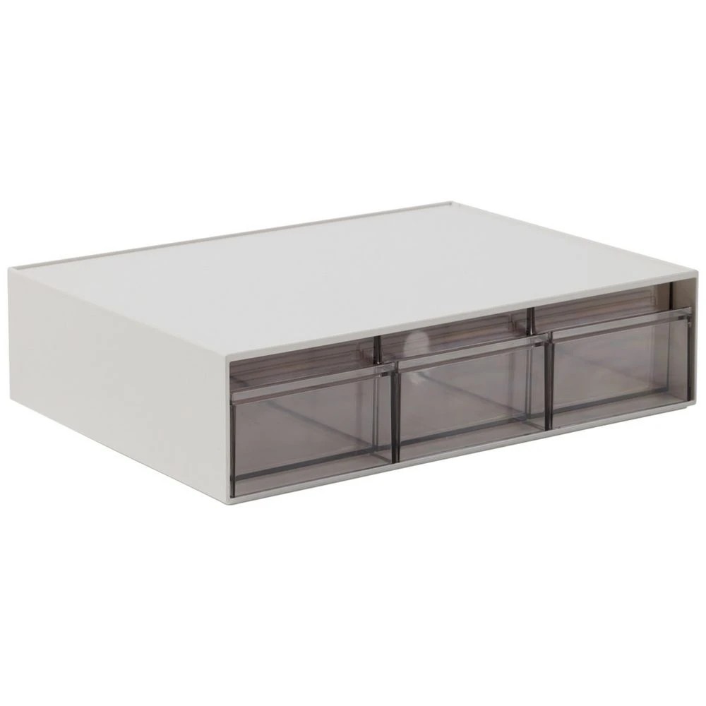 1 J.Burrows Stackable 3 Segment Desktop Drawers, 1 of 3