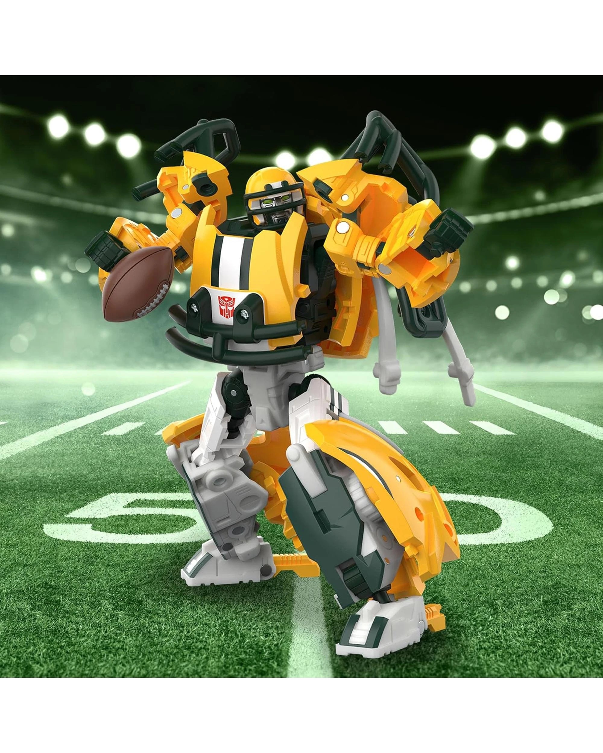 5 Transformers Collaborative NFL X Transformers Green Bay Packers Tundra Prime Action Figure, 5 of 8