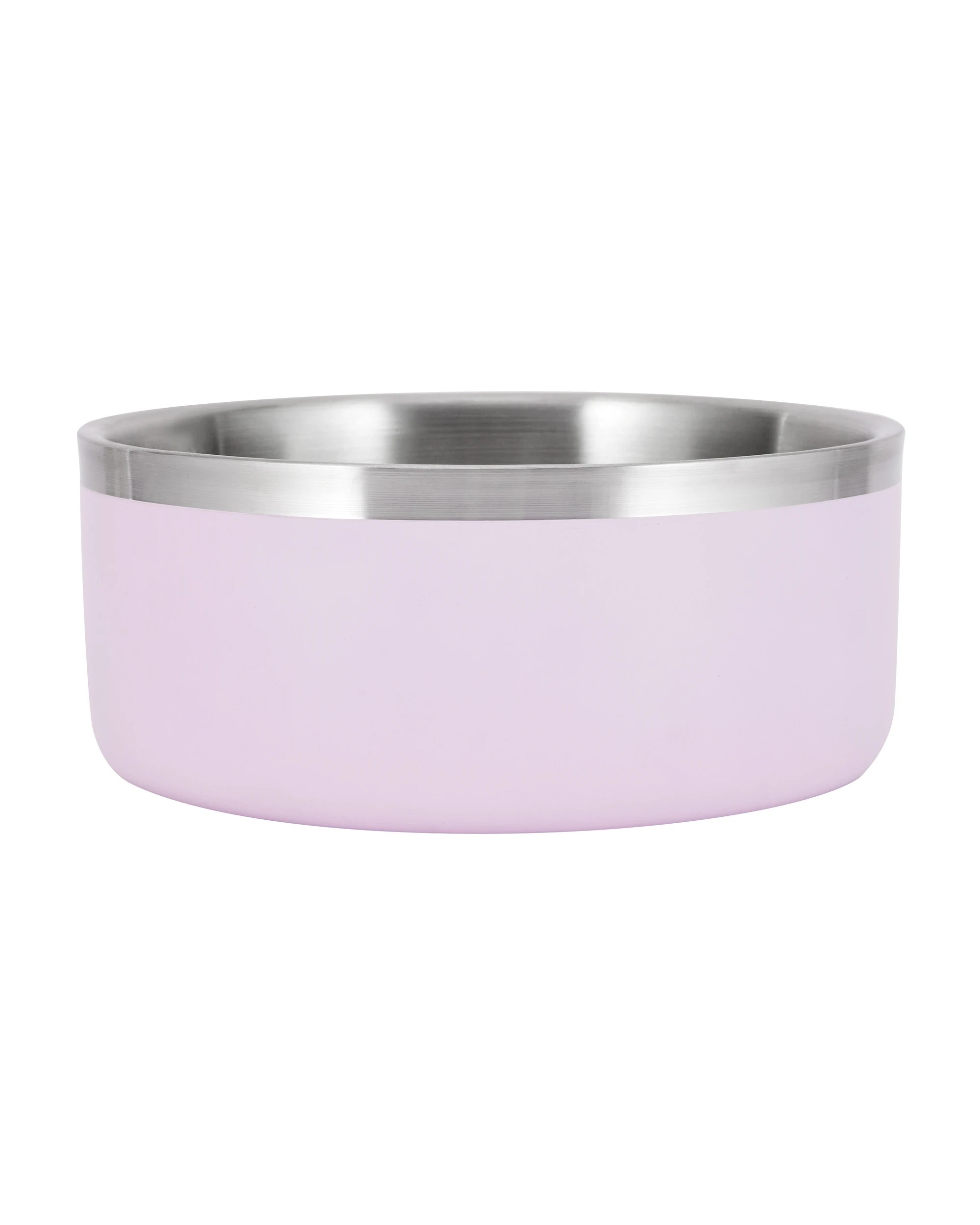1 Double Wall Dog Bowl - Pink, Small, 1 of 5