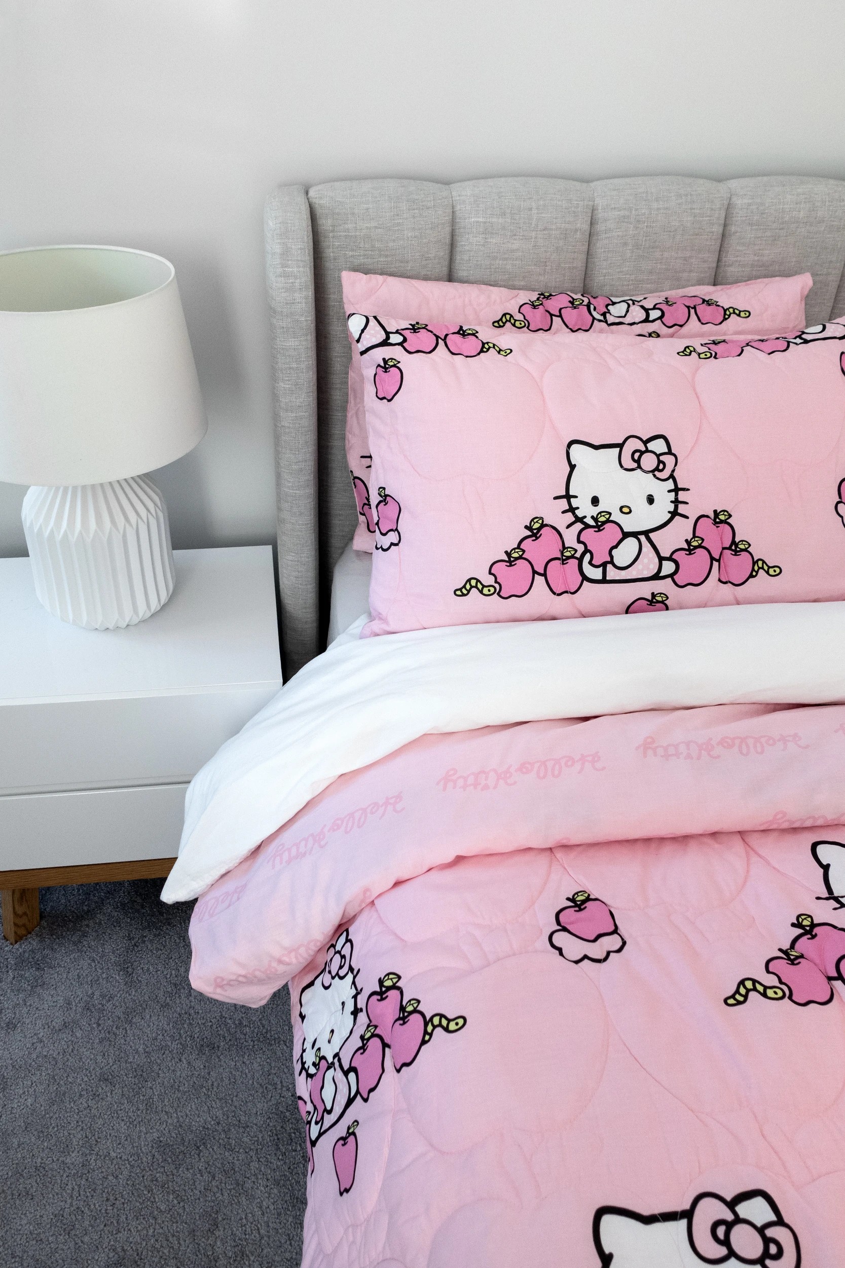 1 Hello Kitty Kids Quilt Cover Set - Single Bed - Pink, 1 of 3