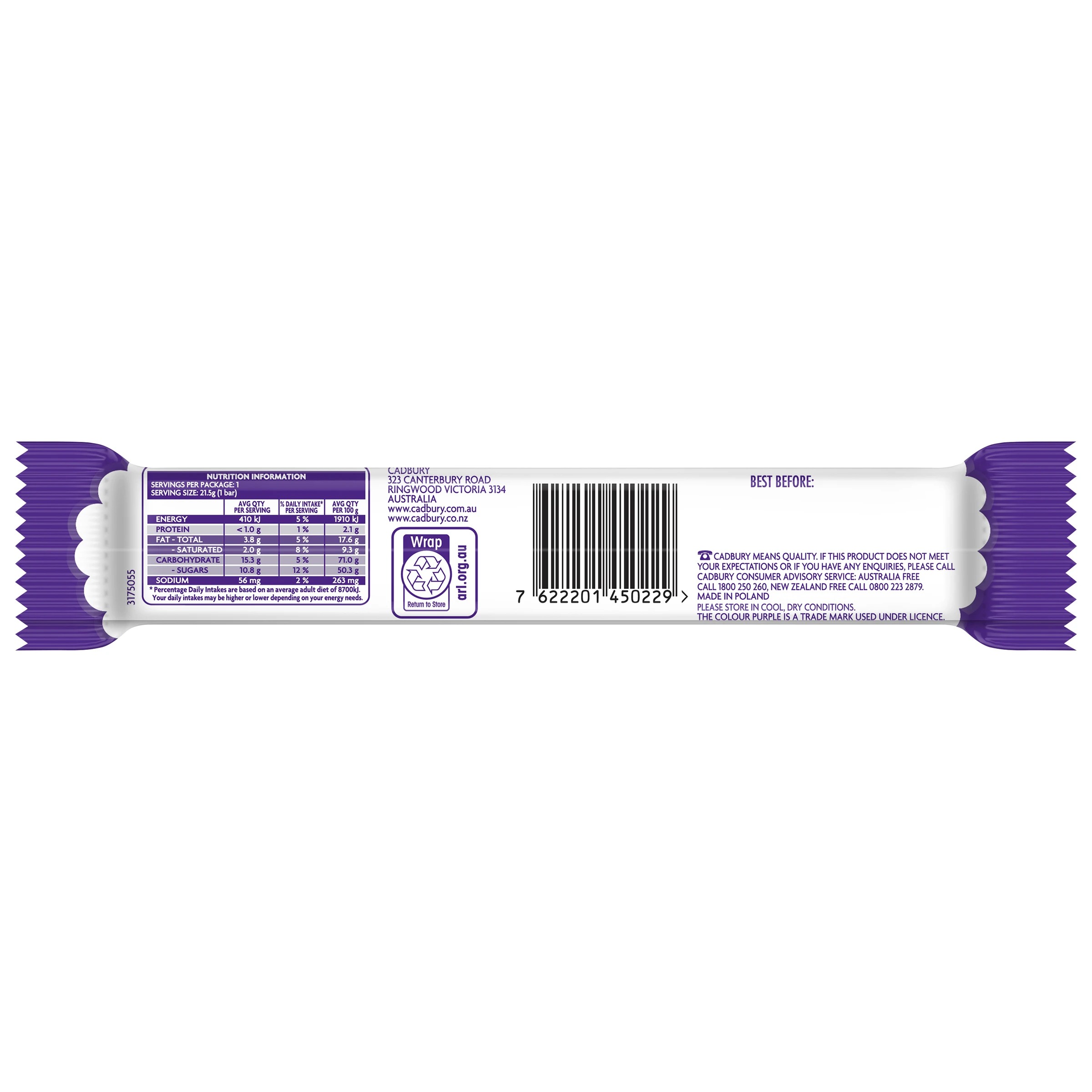 2 Cadbury Curly Wurly 21.5g, 2 of 2