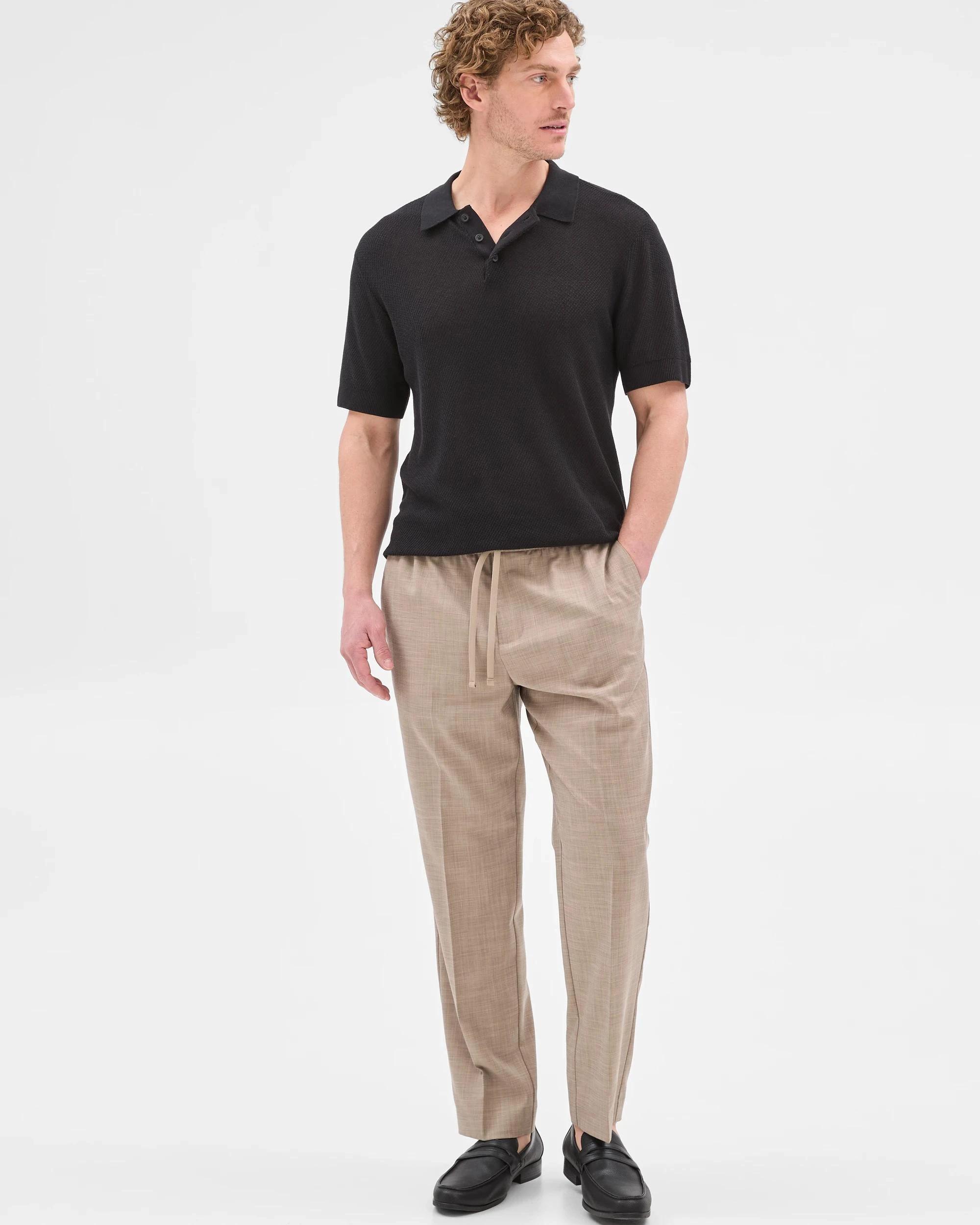 9 Elasticated Waist Pants - Preview TAN MARLE, 9 of 10