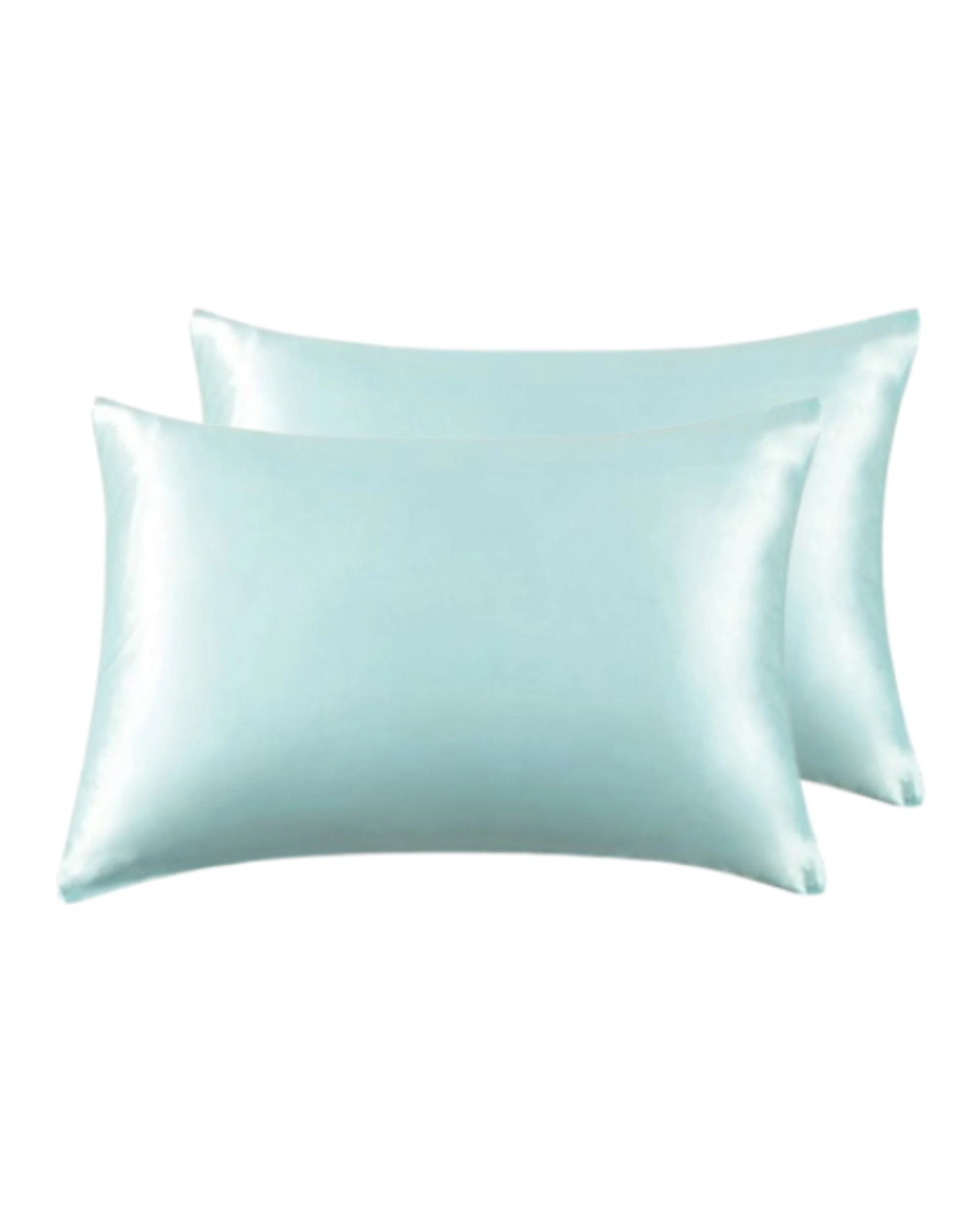 1 Gioia Casa 2-Pack Mulberry Silk Pillowcases Soft Hypoallergenic - Sage Green, 1 of 4