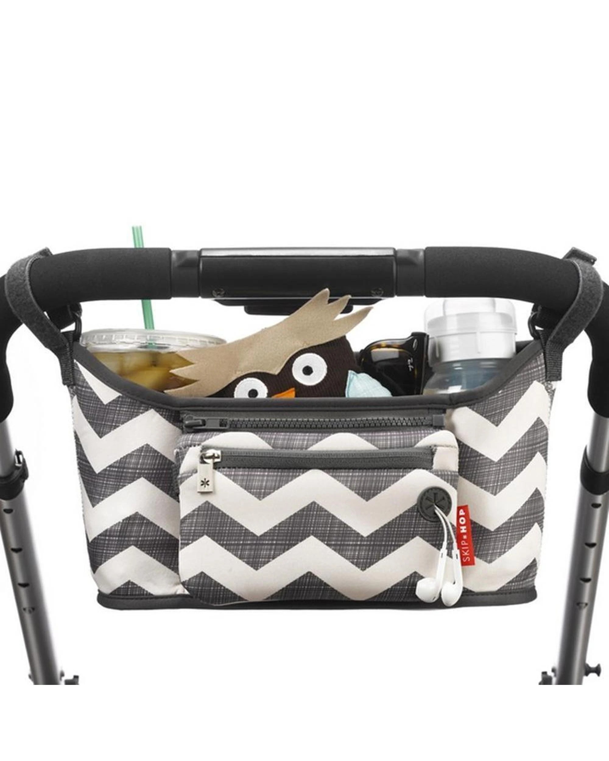 3 Skip Hop Grab & Go Pram  Stroller Organiser  Chevron, 3 of 3