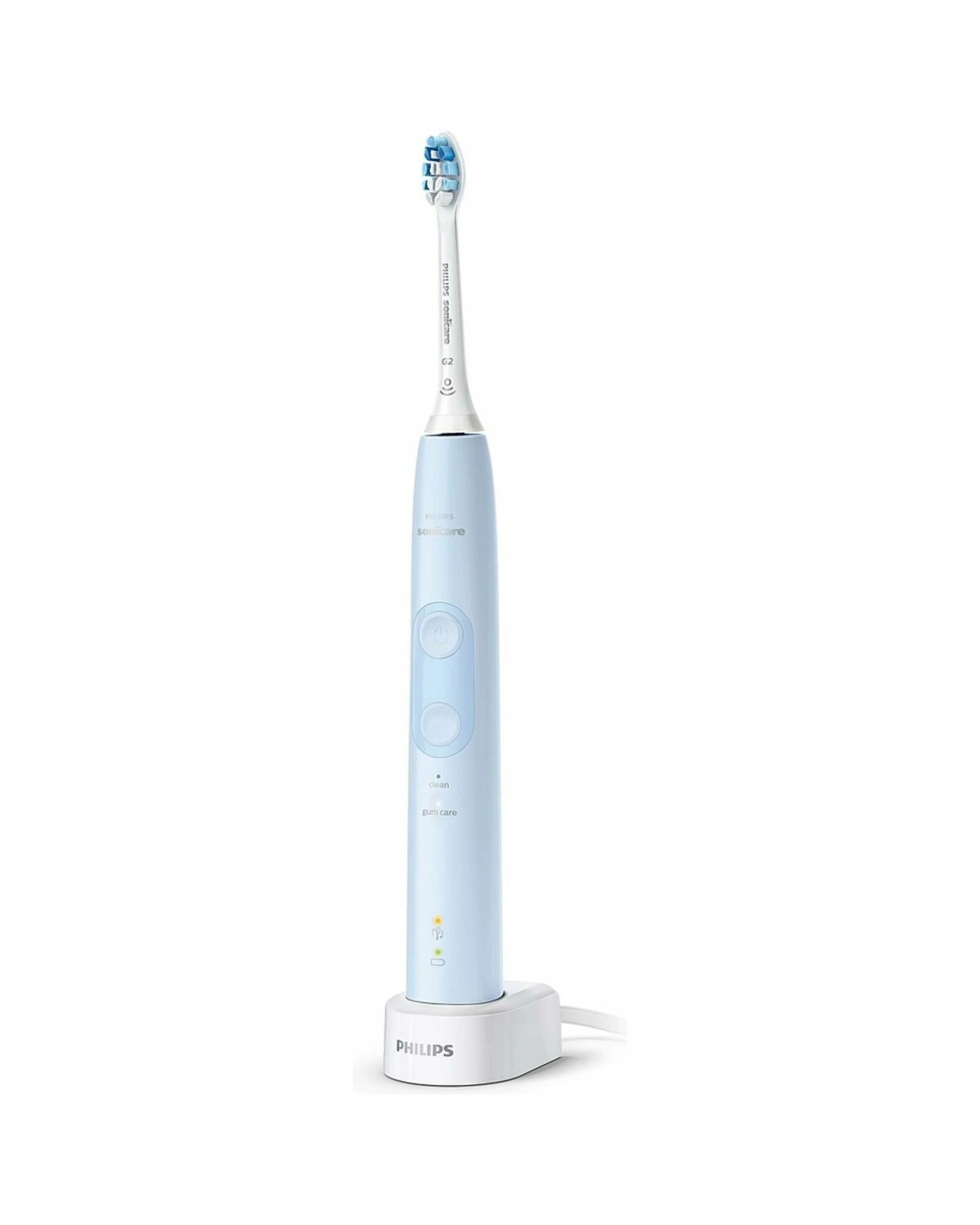 2 Philips Sonicare ProtectiveClean Gum Health Electric Toothbrush Light blue, 2 of 4