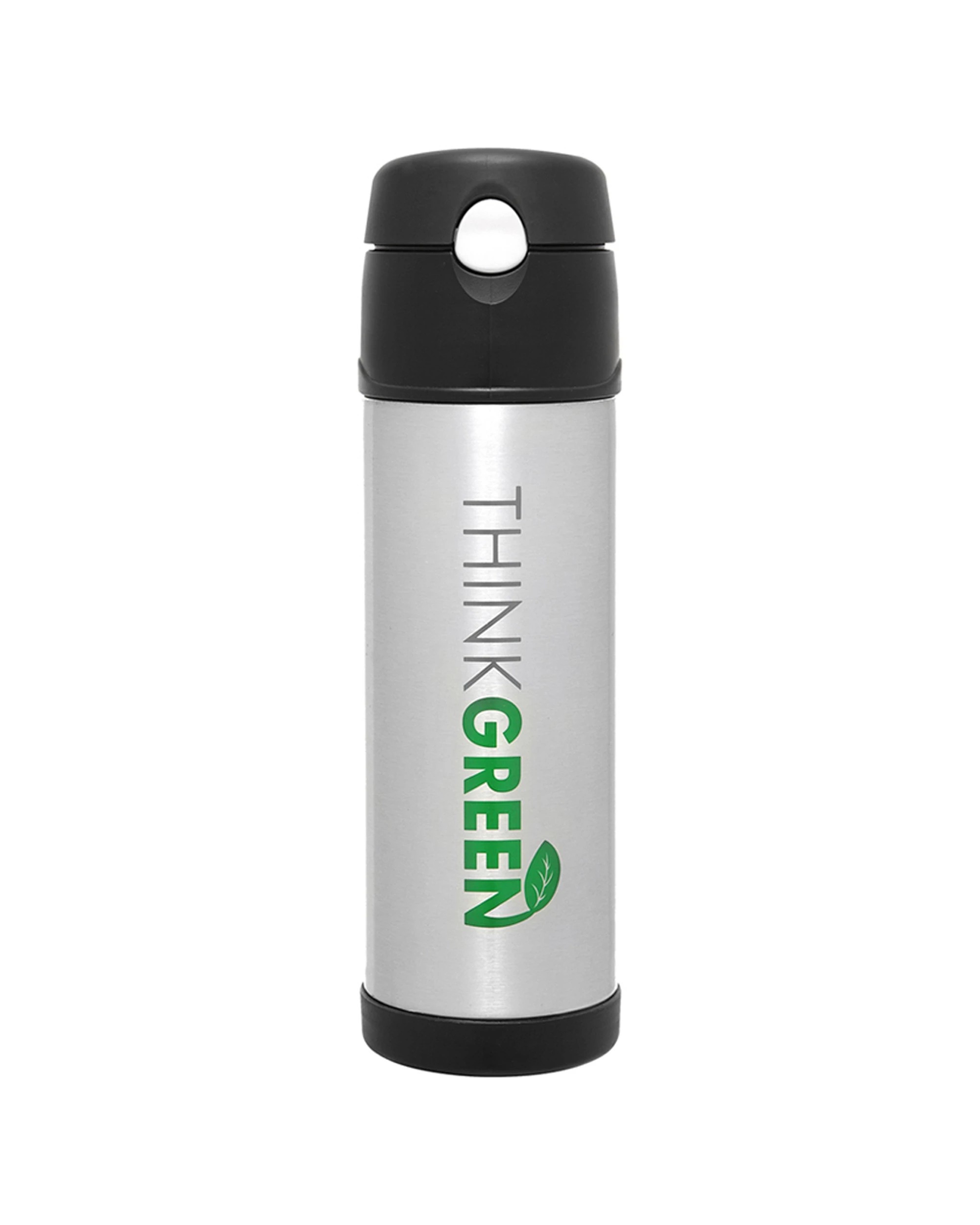 1 Thermos Vacuum Insulated Hydration Bottle With Straw Leakproof 530Ml Think - Green, 1 of 1