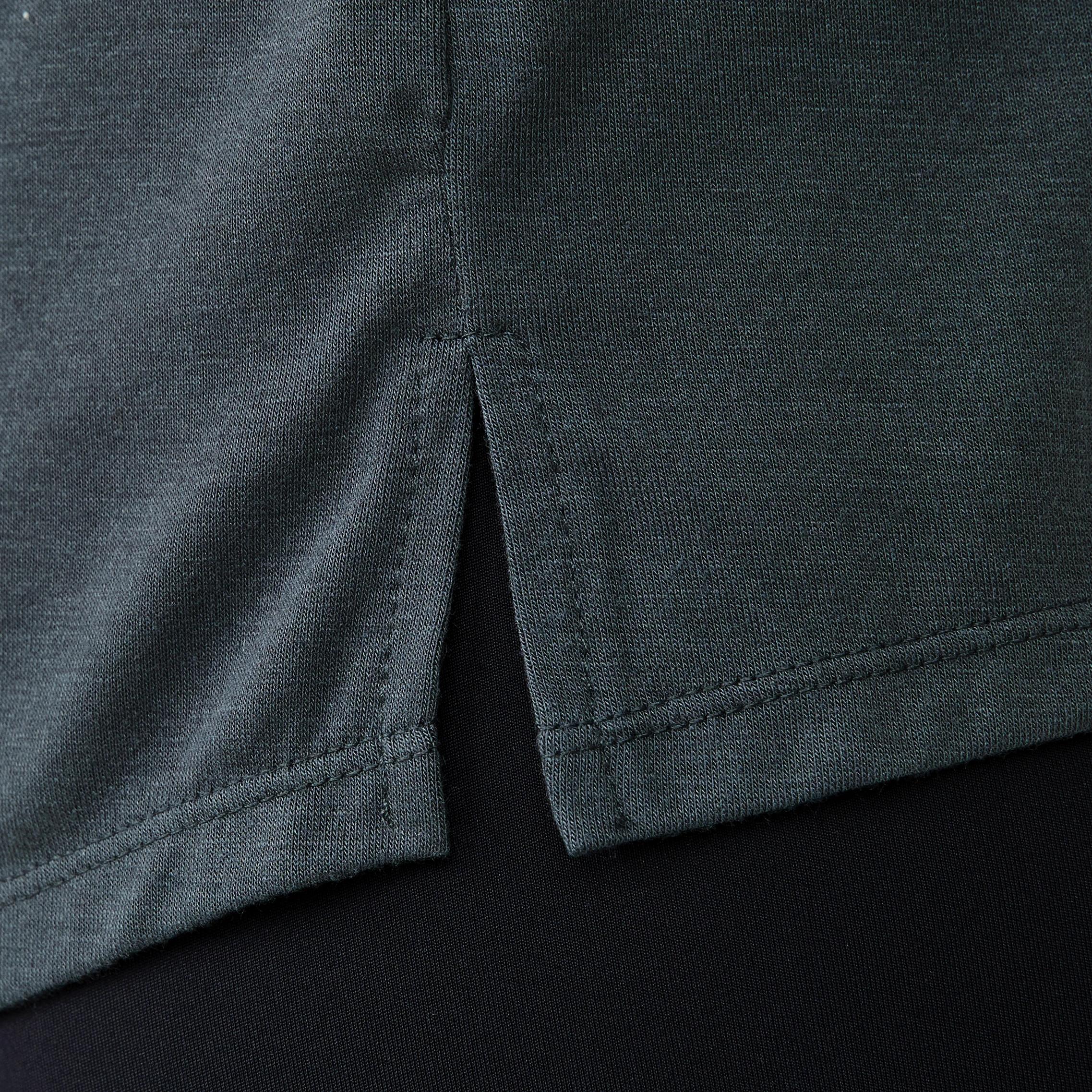 6 Everlast Womens Relaxed Longline T-shirt EVERLAST COLLEGIATE CHARCOAL, 6 of 6