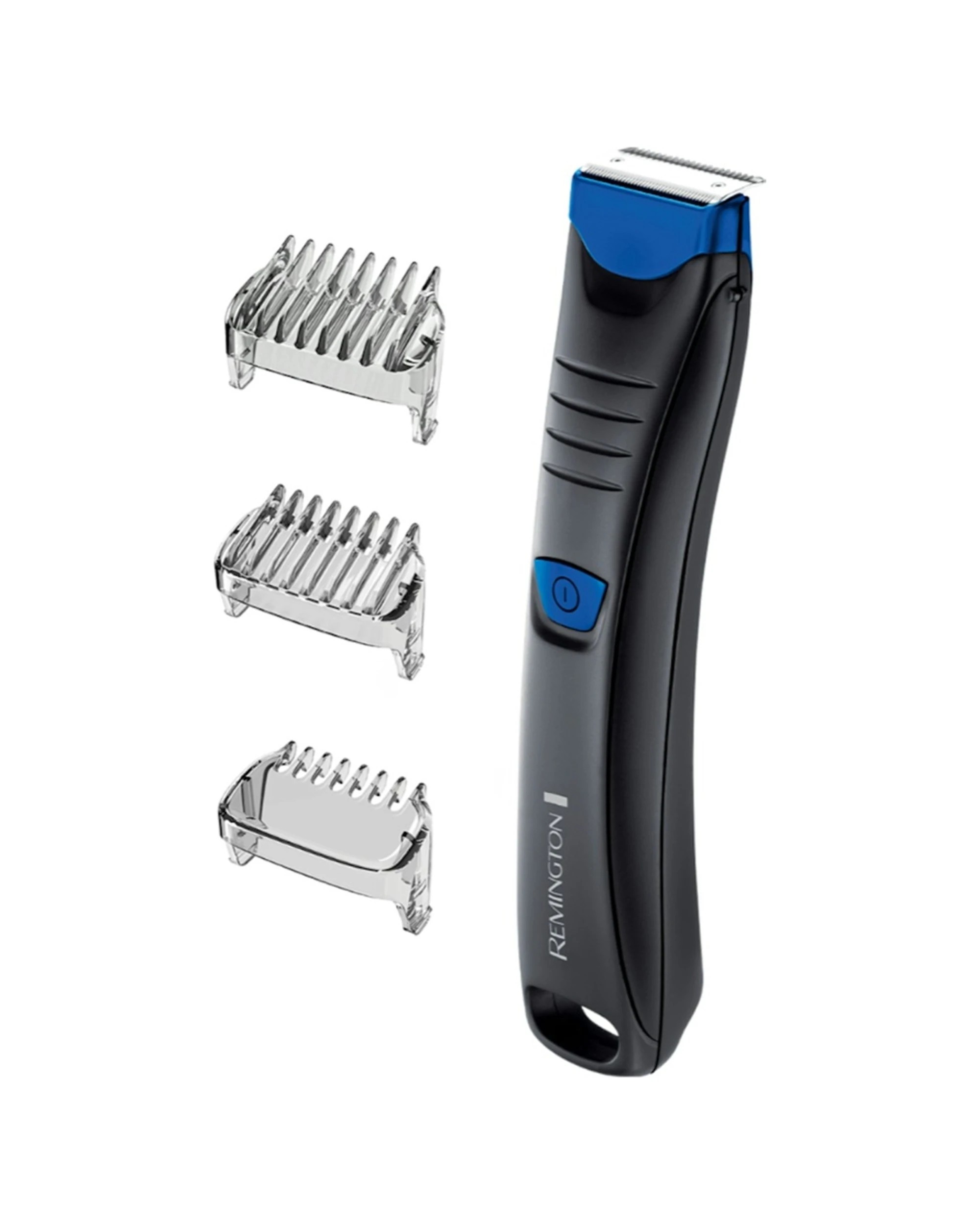1 Remington Mens Body Hair Trimmer Stainless Steel Blades Cordless Shower, 1 of 4