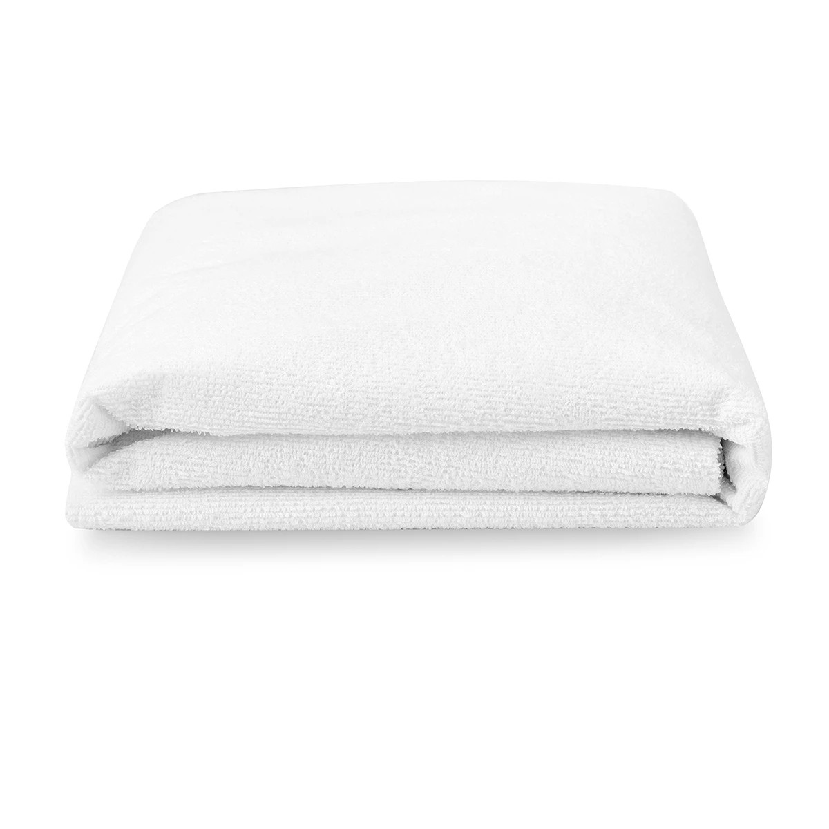 2 Waterproof Fitted Mattress Protector - King Single Bed, White, 2 of 4