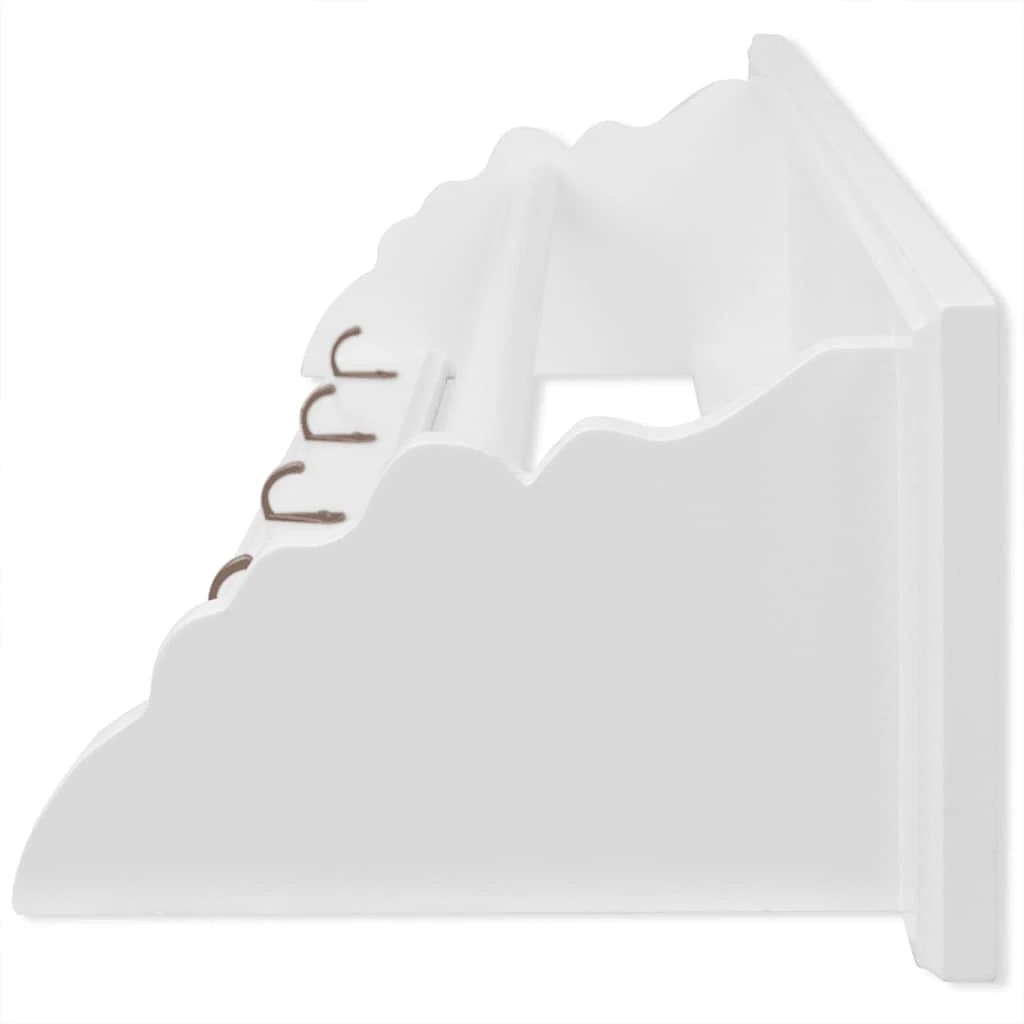 2 Vidaxl Coat Rack Mdf Baroque Style - White, 2 of 5