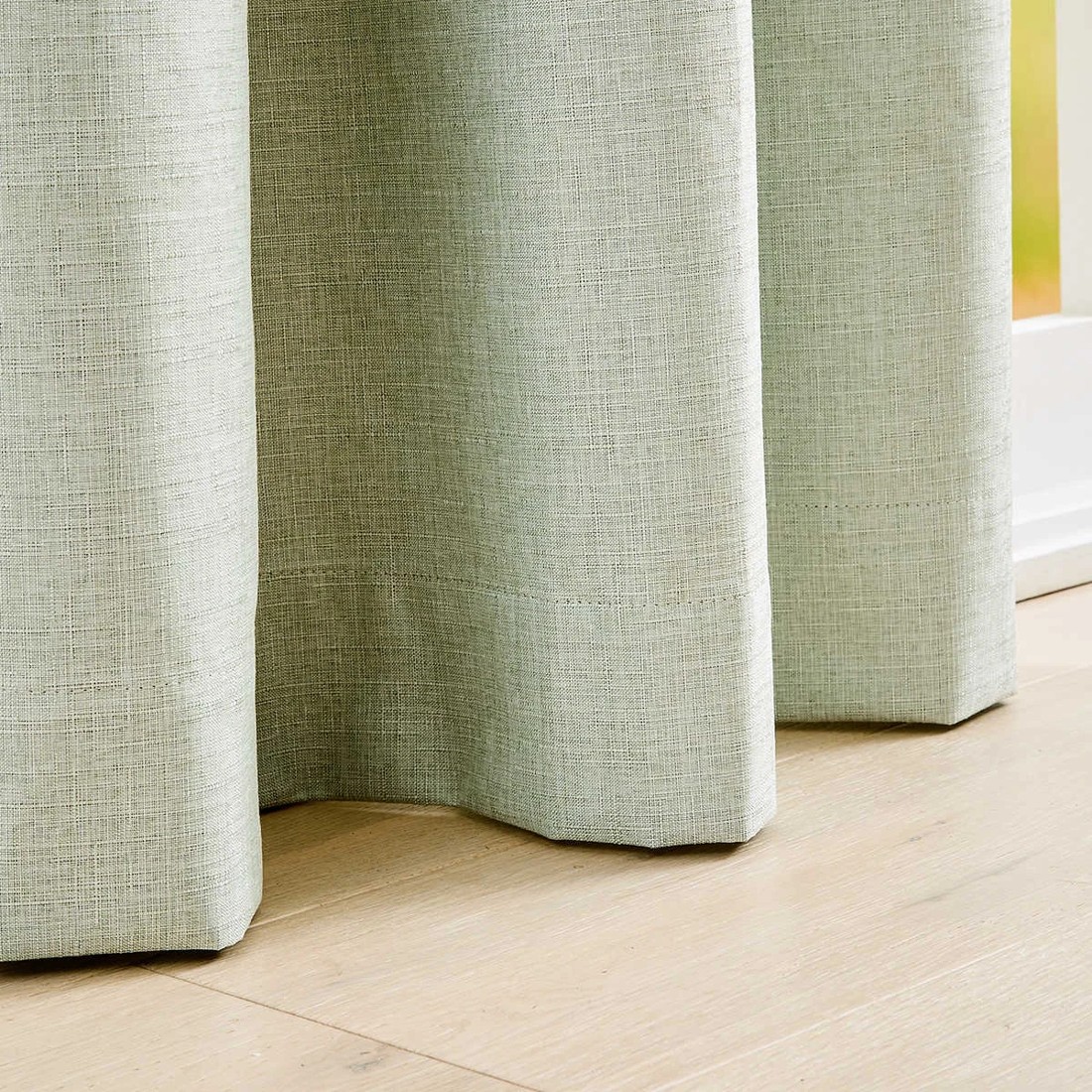 5 Monaco Eyelet Block Out Curtain - Sage - 120cm x 213cm, 5 of 6