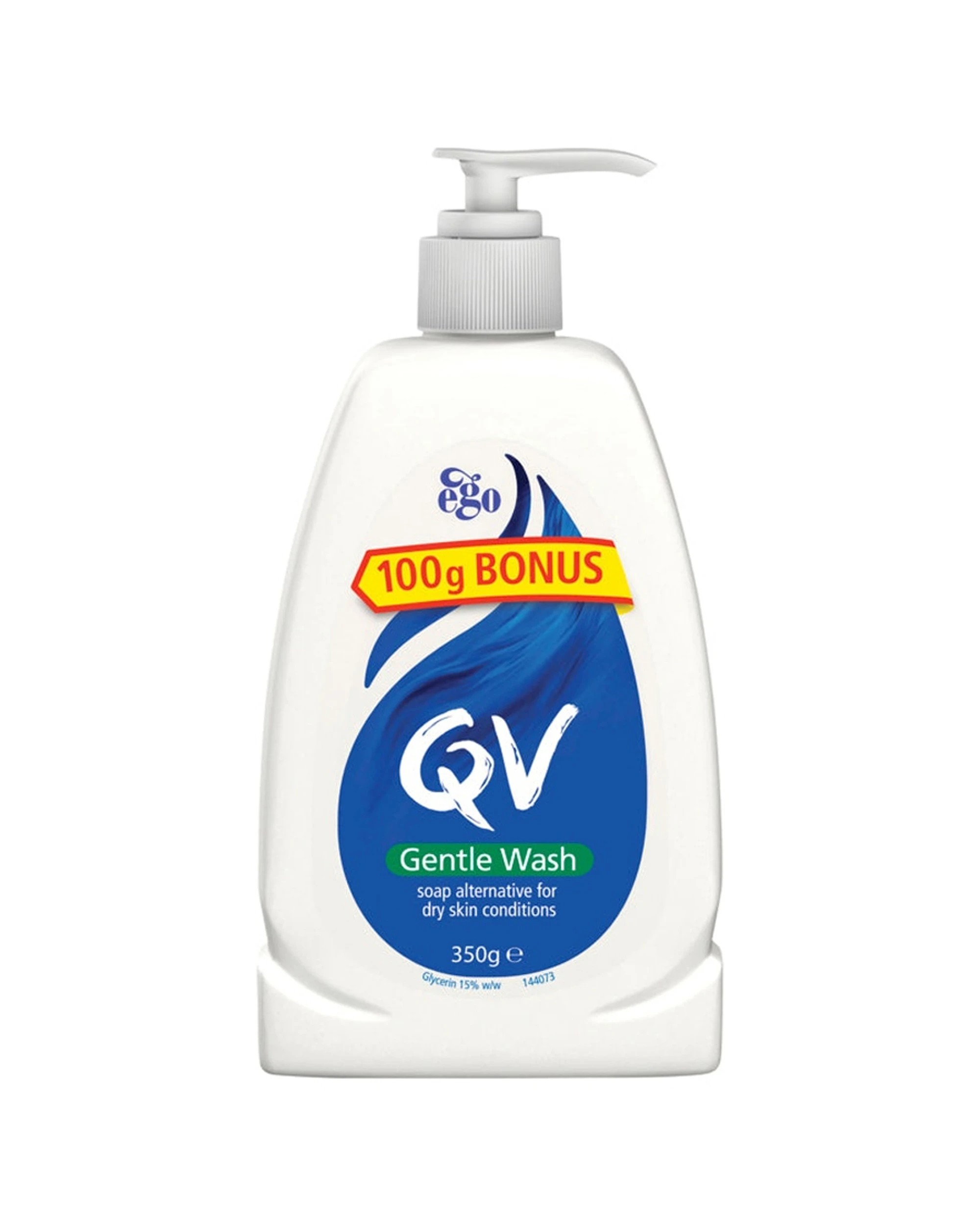 1 Ego QV Gentle Wash Soapless Cleanser For Dry Sensitive Skin 350g, 1 of 1