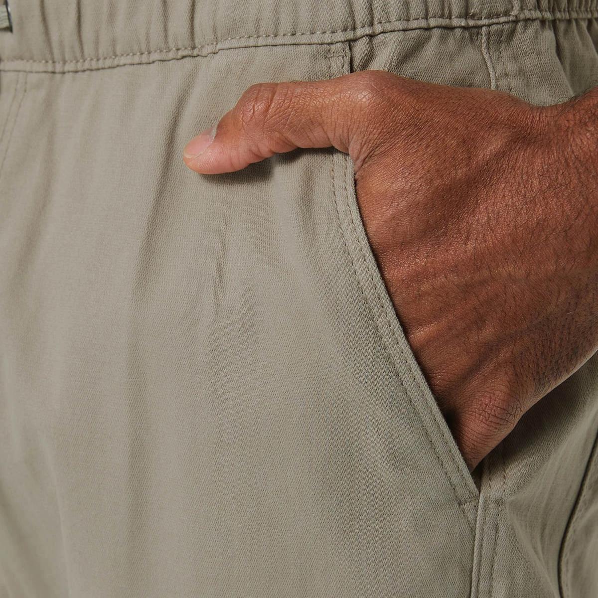 7 Elastic Waist and Cuffed Cargo Pants ALUMINIUM, 7 of 7
