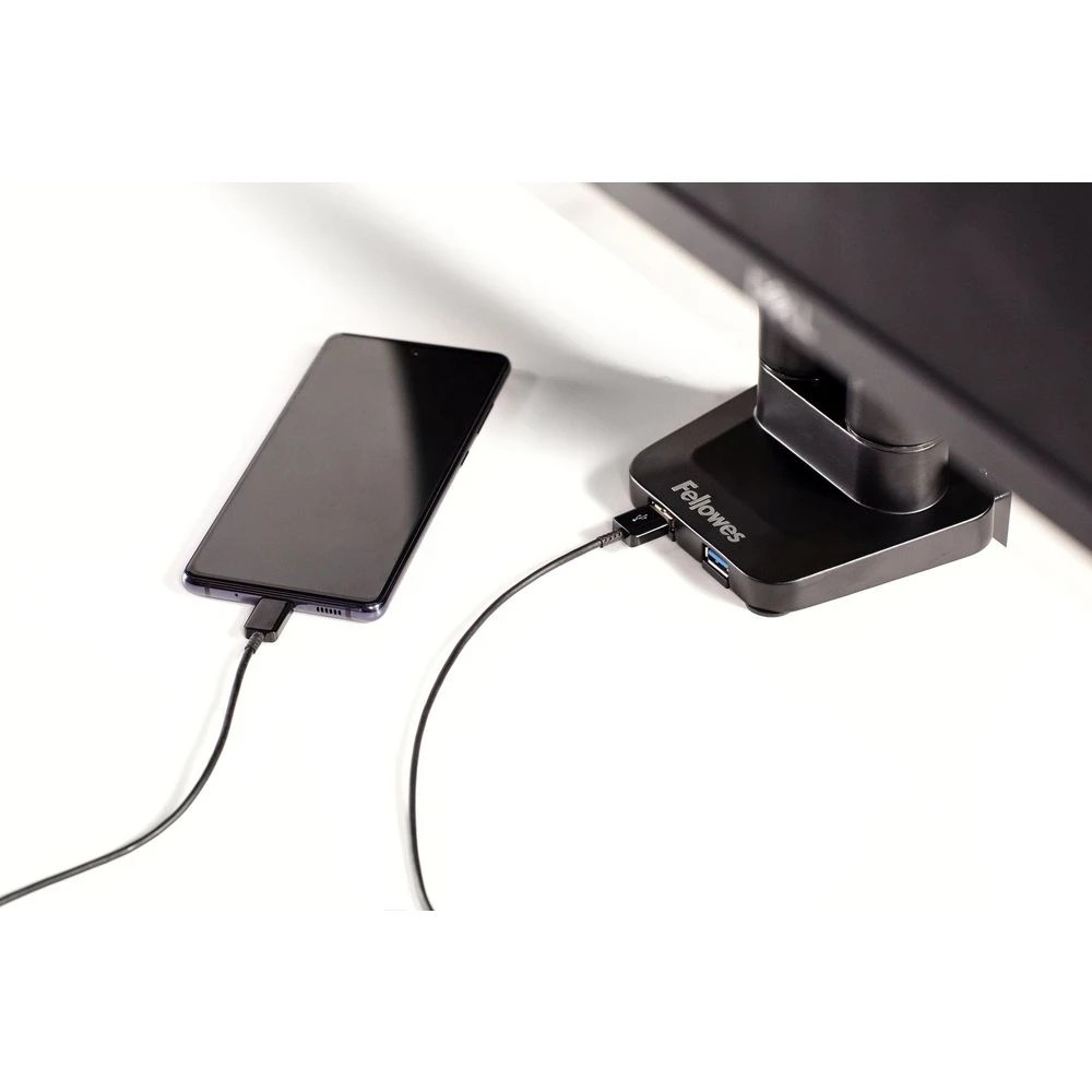 8 Fellowes Platinum Series Dual Monitor Arm 17"-40", 8 of 10